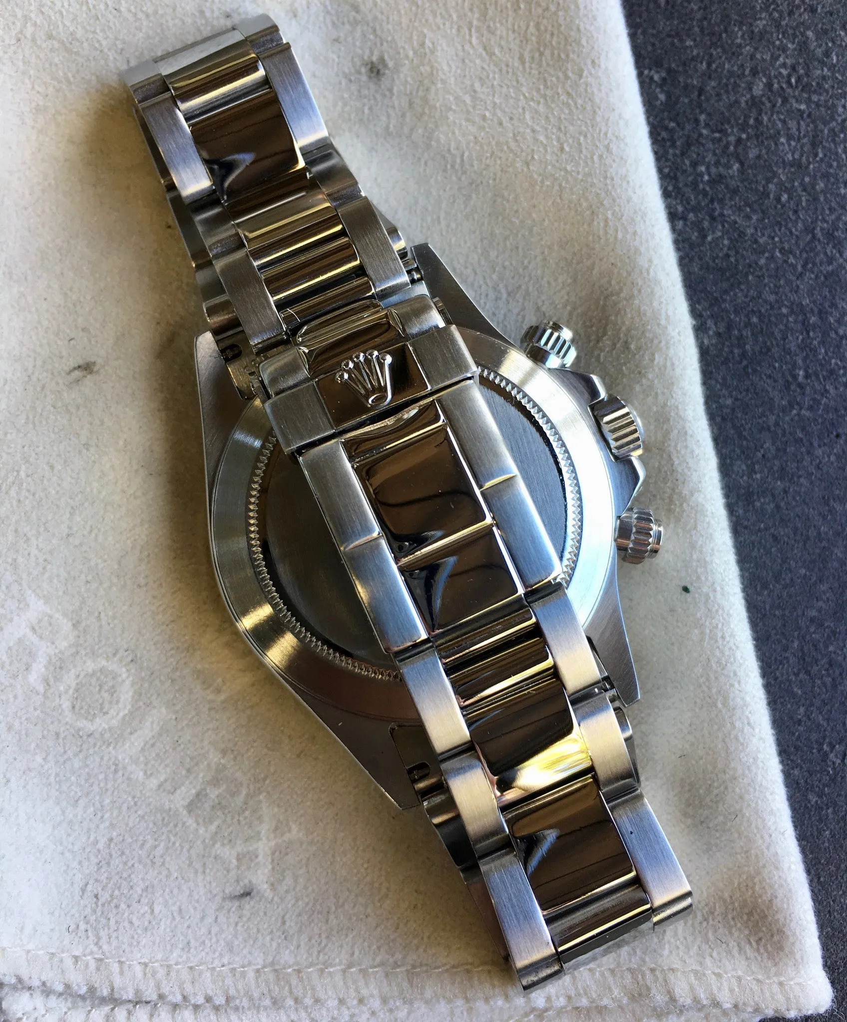 1997 Rolex Daytona 16520 Zenith White Chronograph "U" Serial Steel Wristwatch