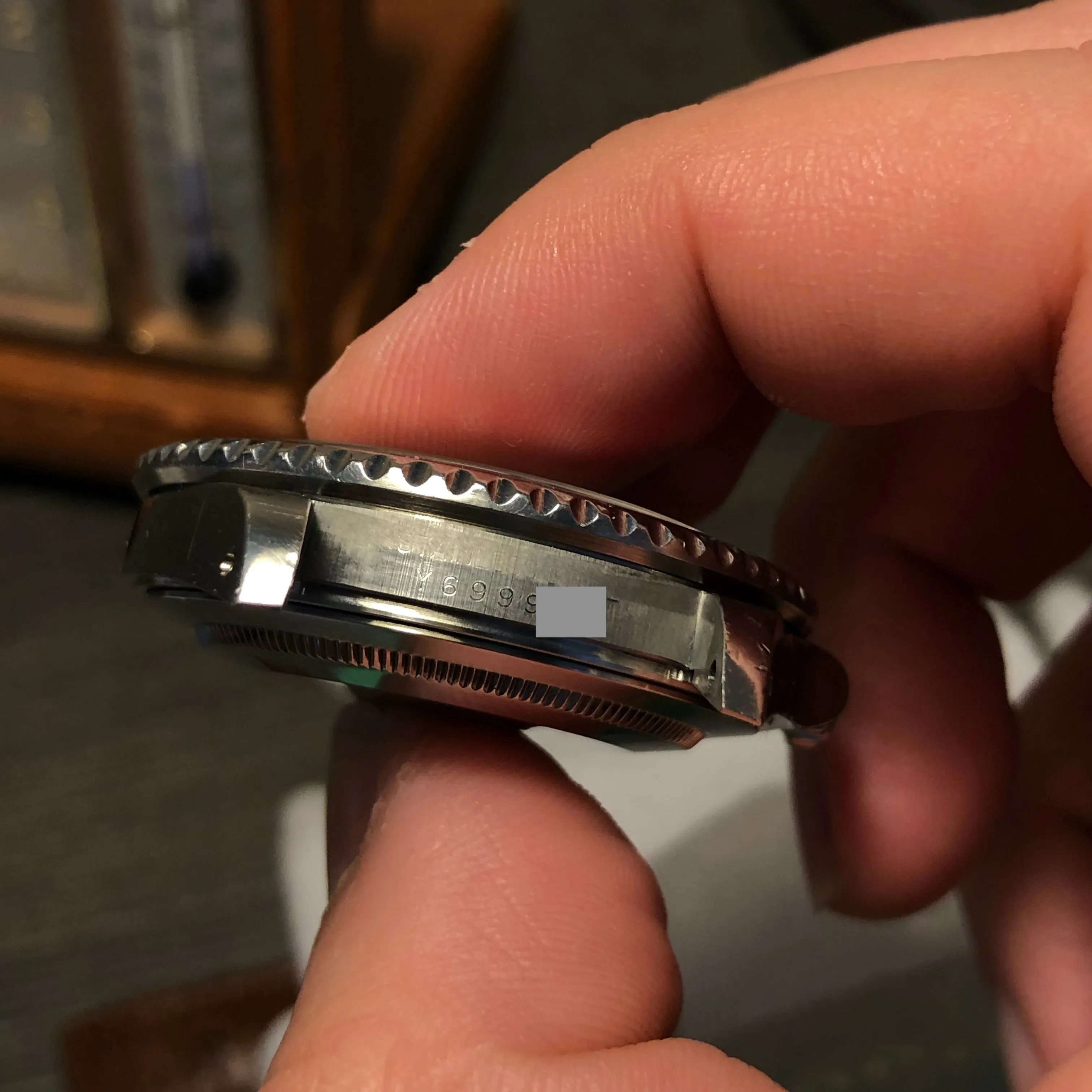2002 Rolex GMT Master II 16710 Coke Stainless Steel SEL Wristwatch