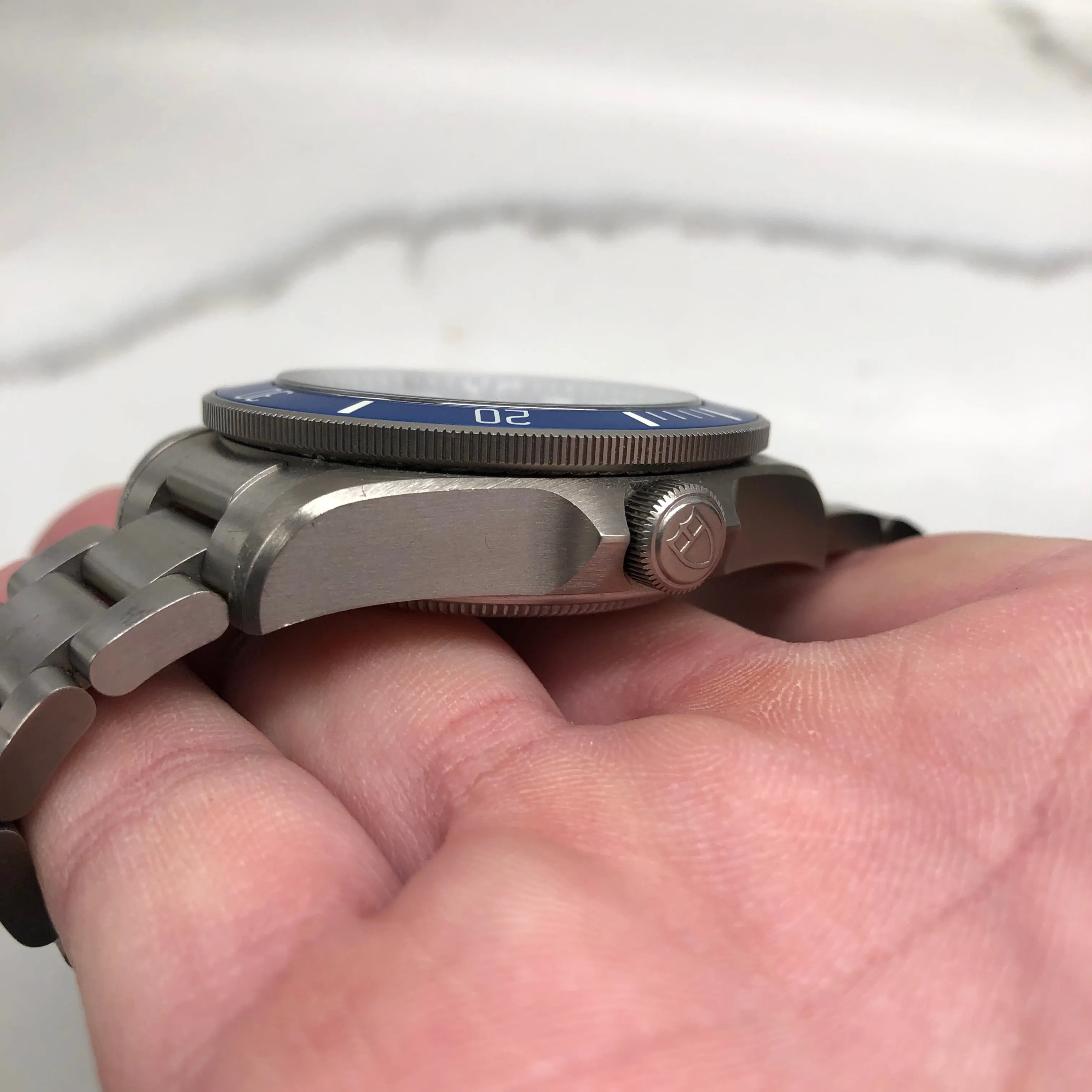 2020 Tudor Pelagos 25600TB Titanium Automatic 42mm Blue Wristwatch Box Papers