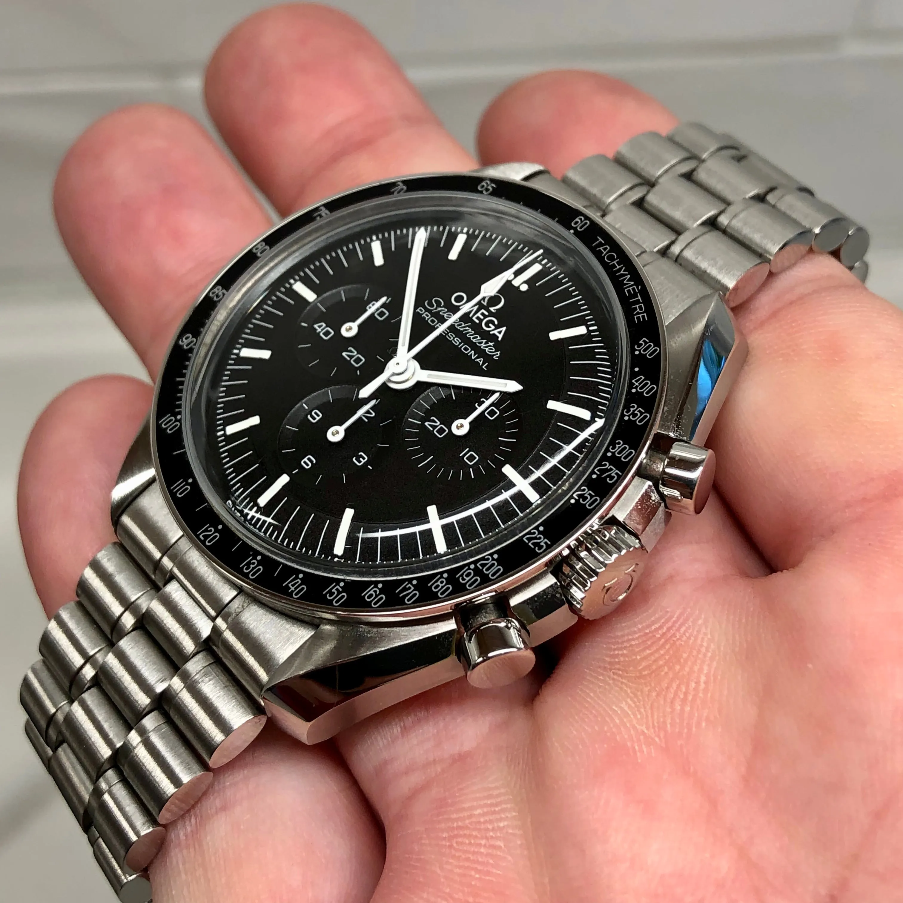 2021 Omega Speedmaster Moonwatch Professional 310.30.42.50.01.001 42mm Wristwatch with Box and Papers
