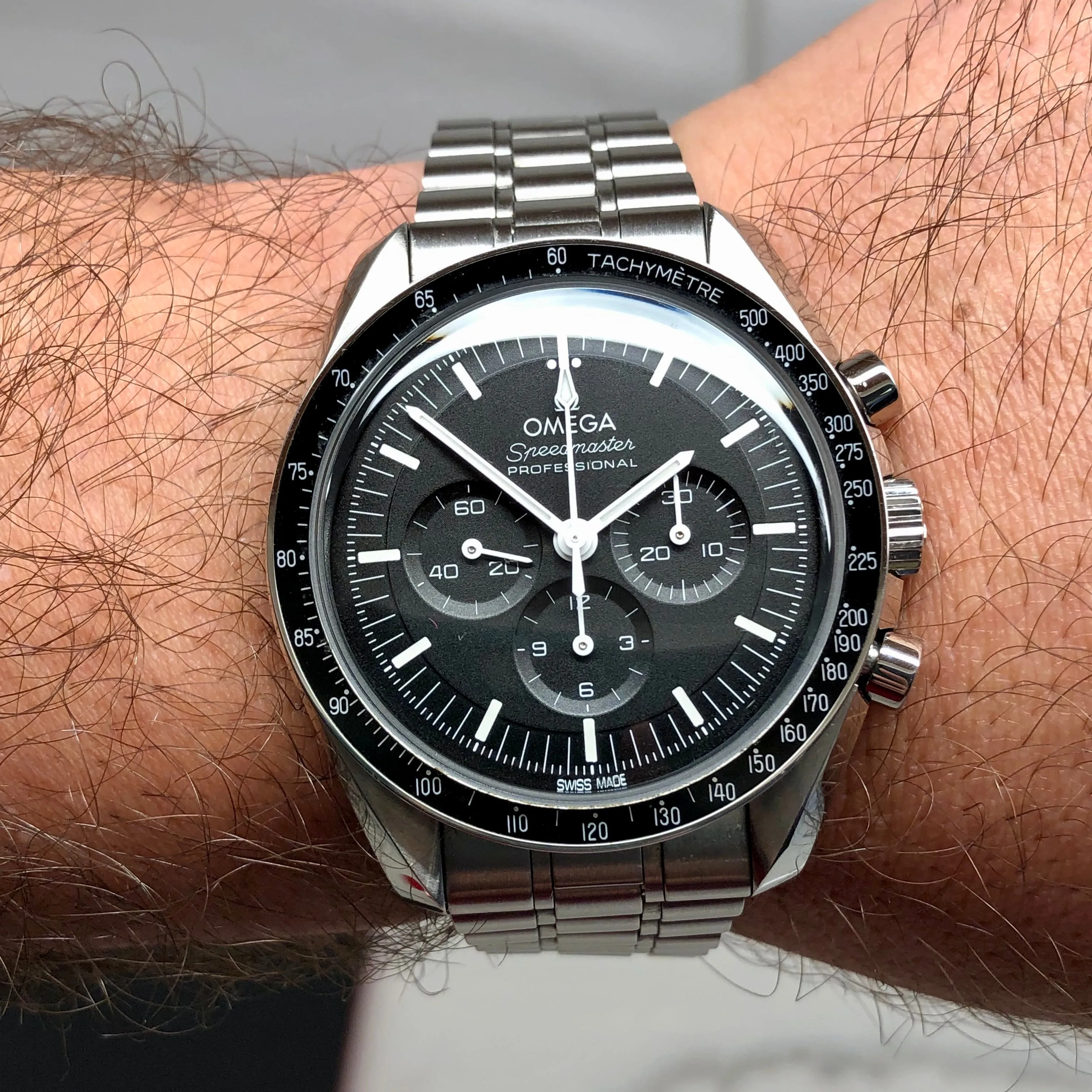 2021 Omega Speedmaster Moonwatch Professional 310.30.42.50.01.001 42mm Wristwatch with Box and Papers