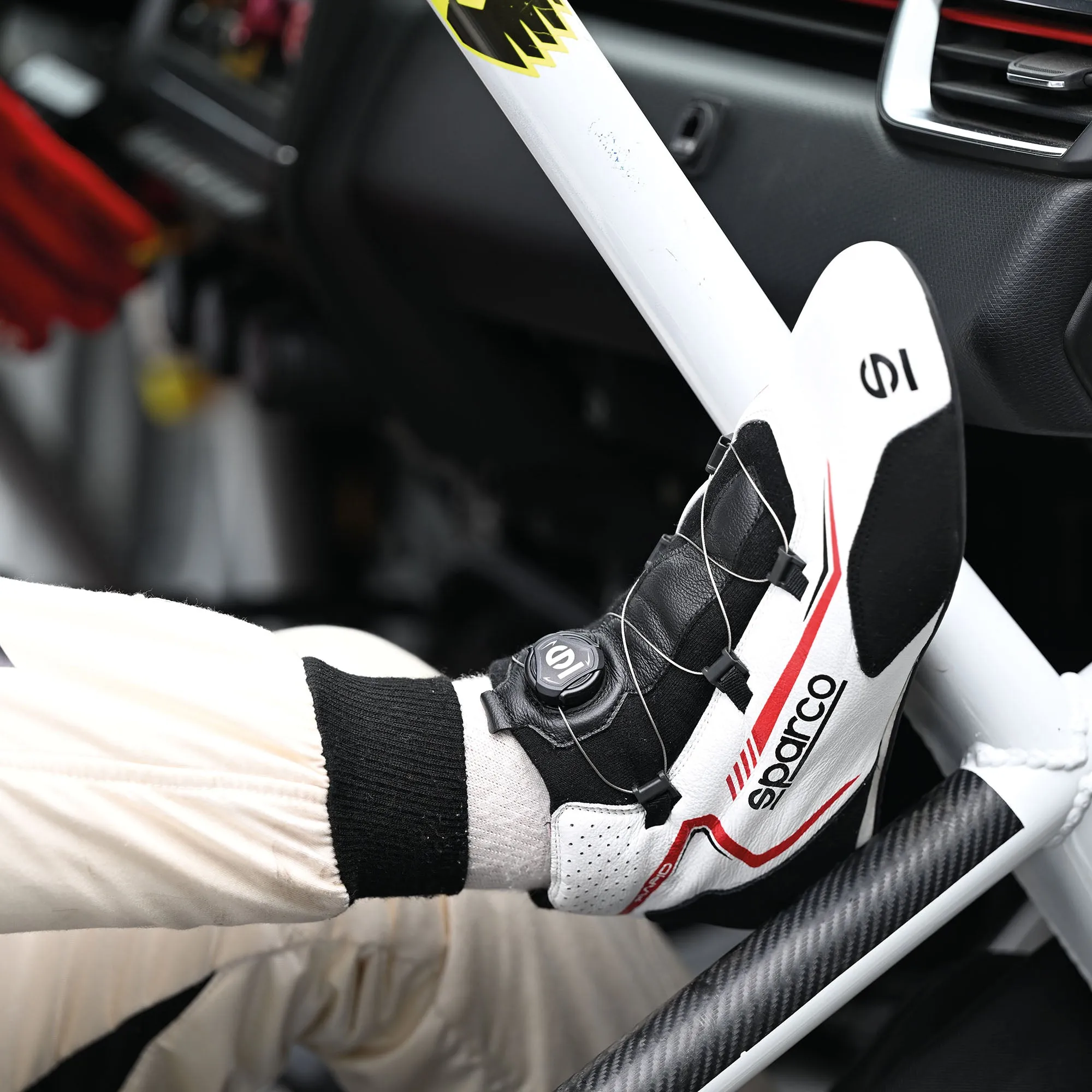 2025 Sparco SLALOM  Racing Driver Boots Restyled Design FIA Approved Fireproof