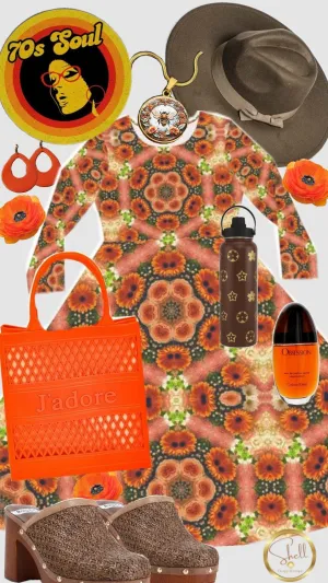70's Soul Orange Dress Mix & Match Bundle