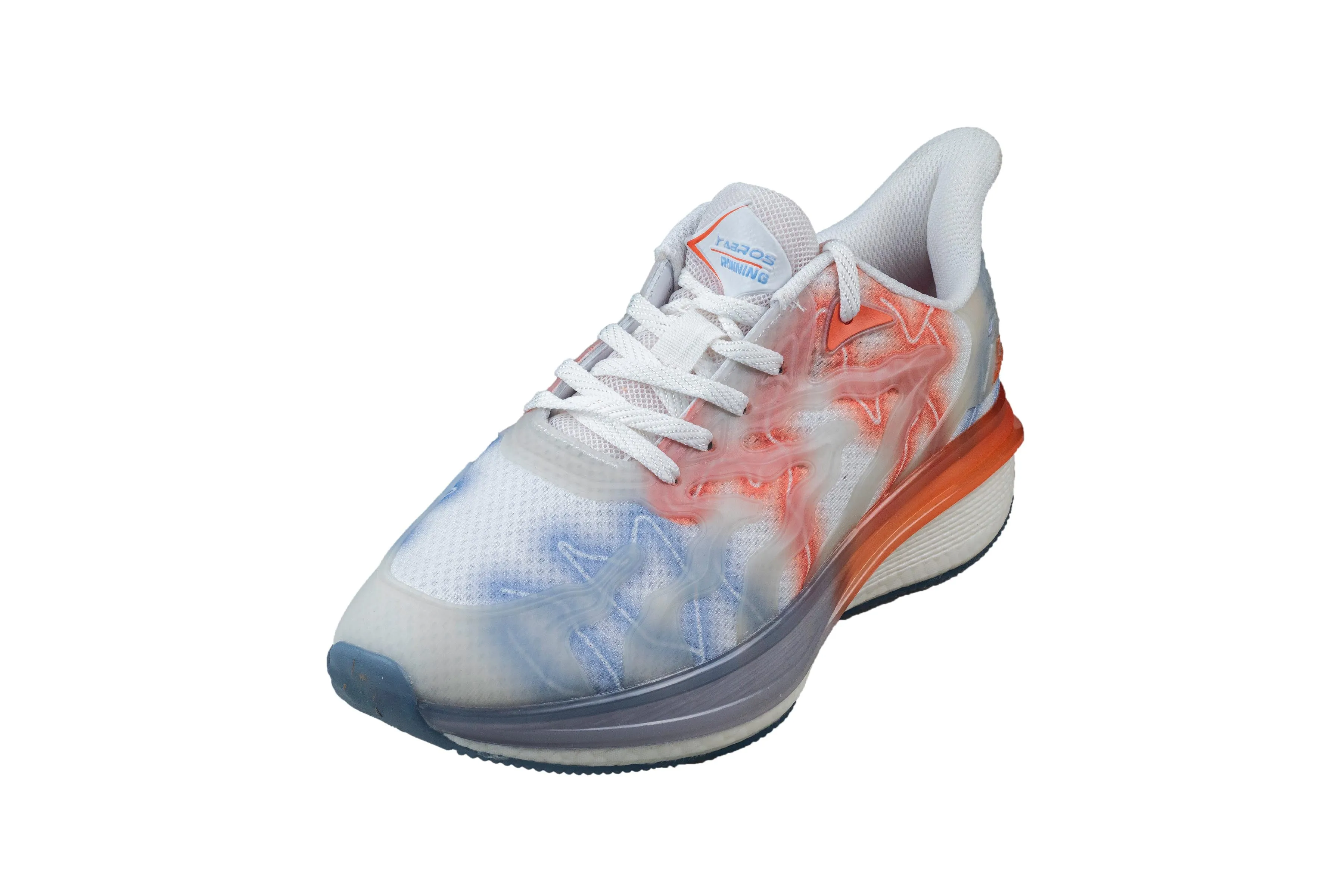 Abros Gents White / Orange Sports Shoe
