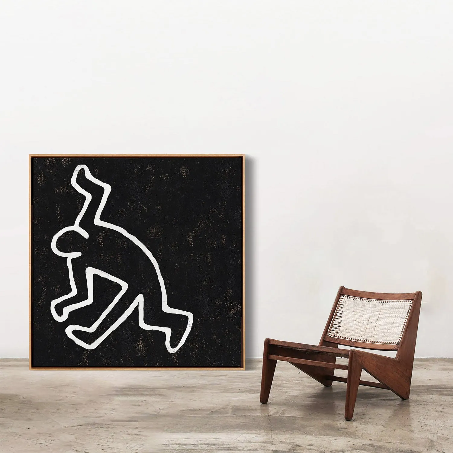 Abstract Dancing Man Painting H204SR