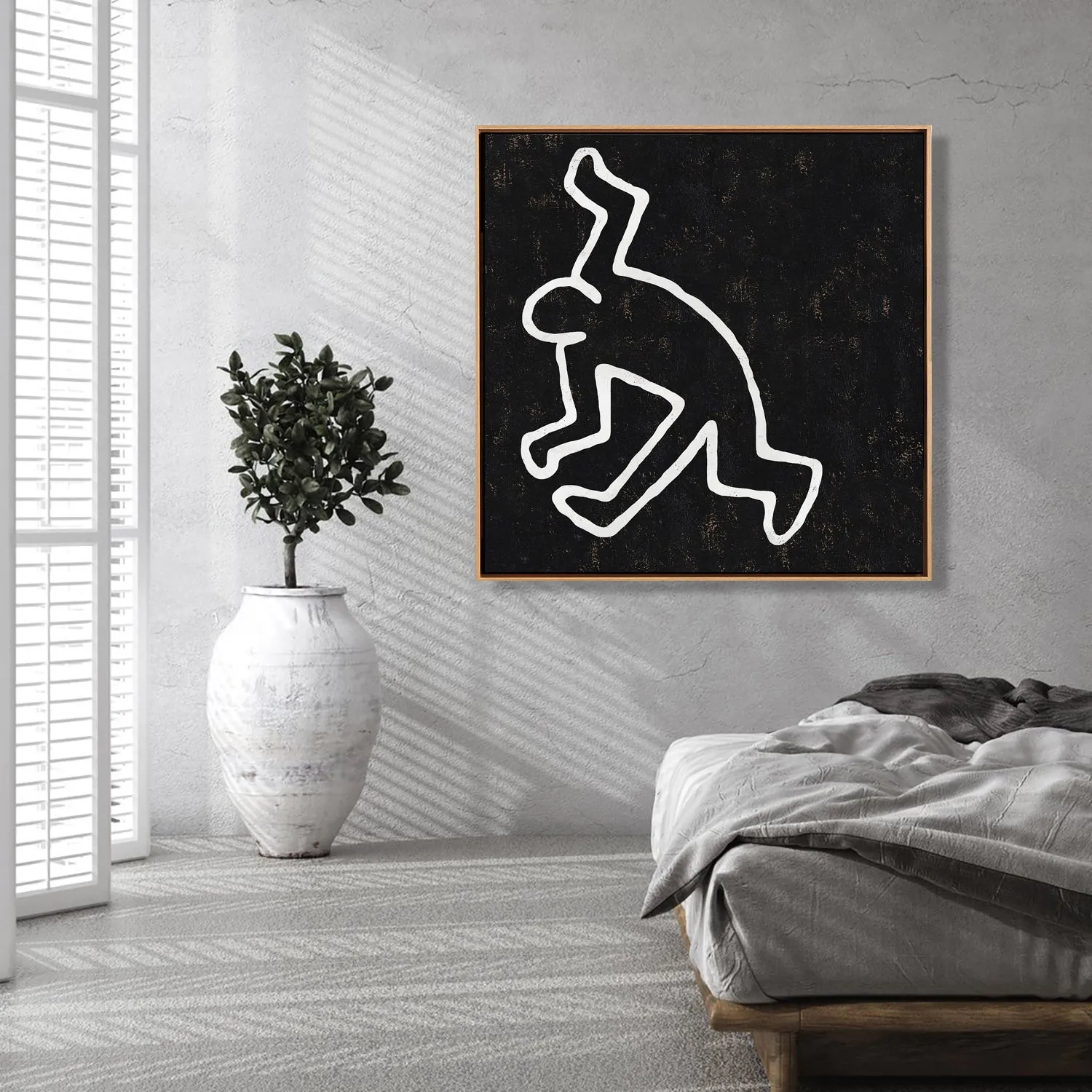 Abstract Dancing Man Painting H204SR