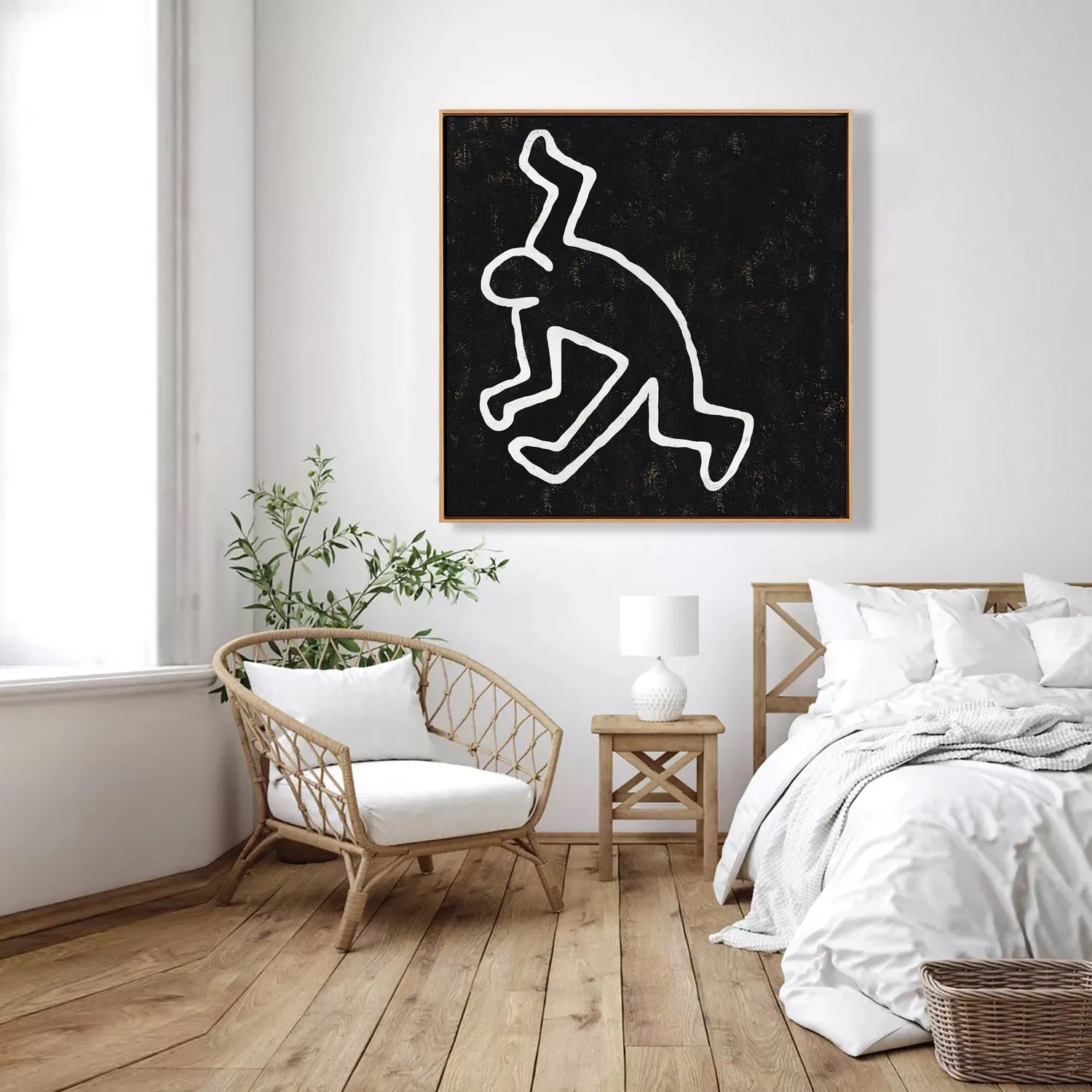 Abstract Dancing Man Painting H204SR