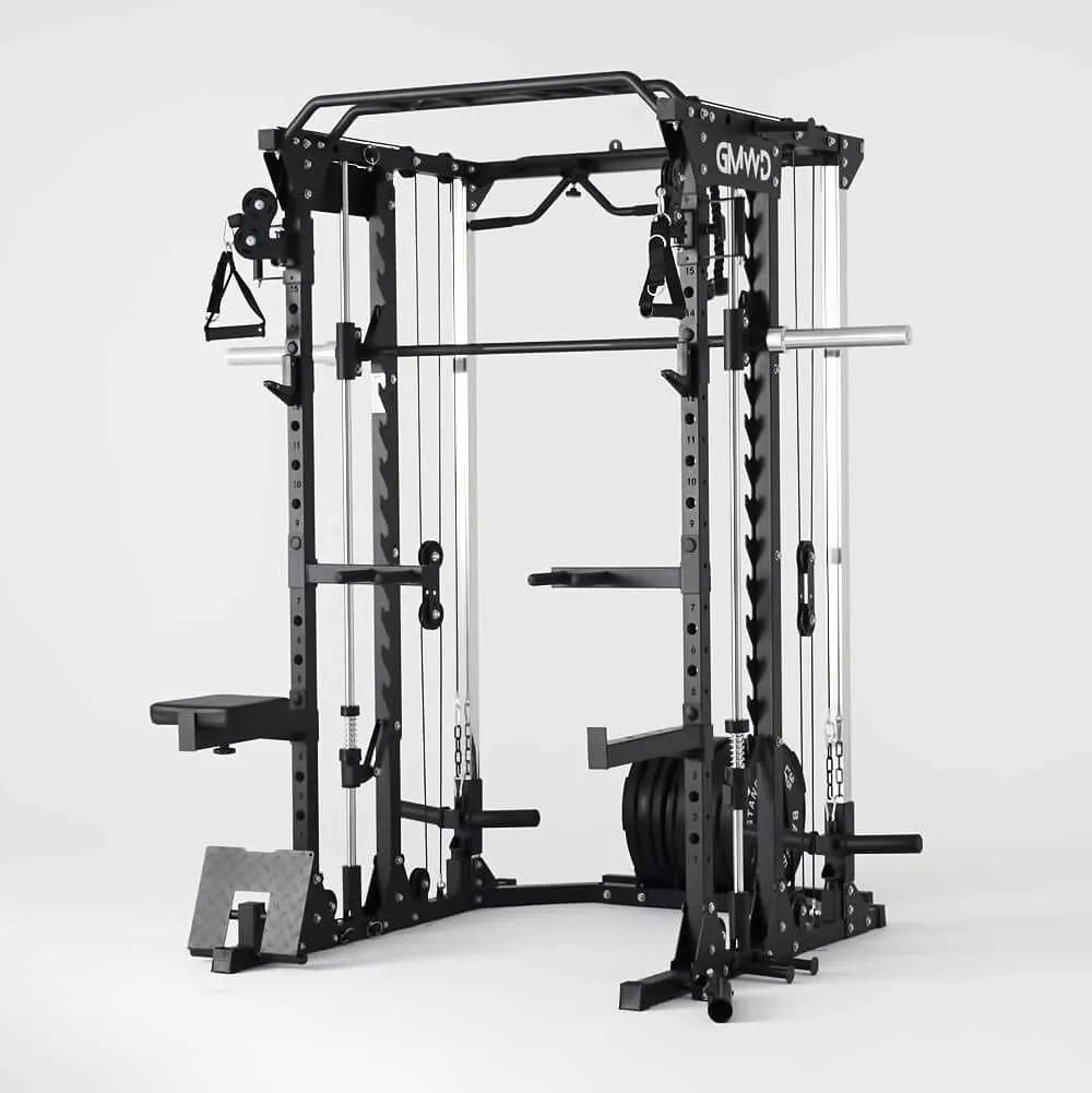 All-In-One Smith Machine with Functional Trainer SM12