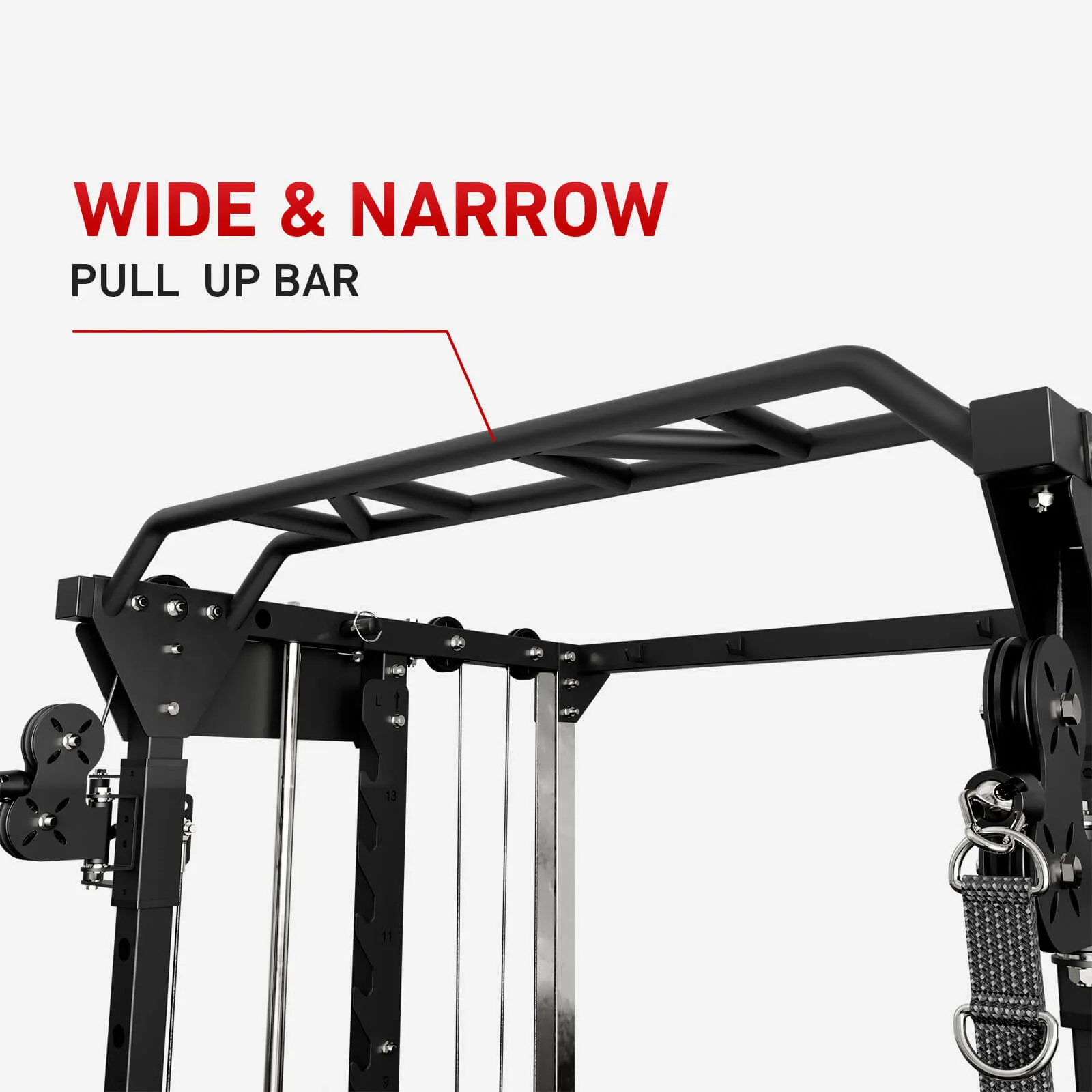 All-In-One Smith Machine with Functional Trainer SM12