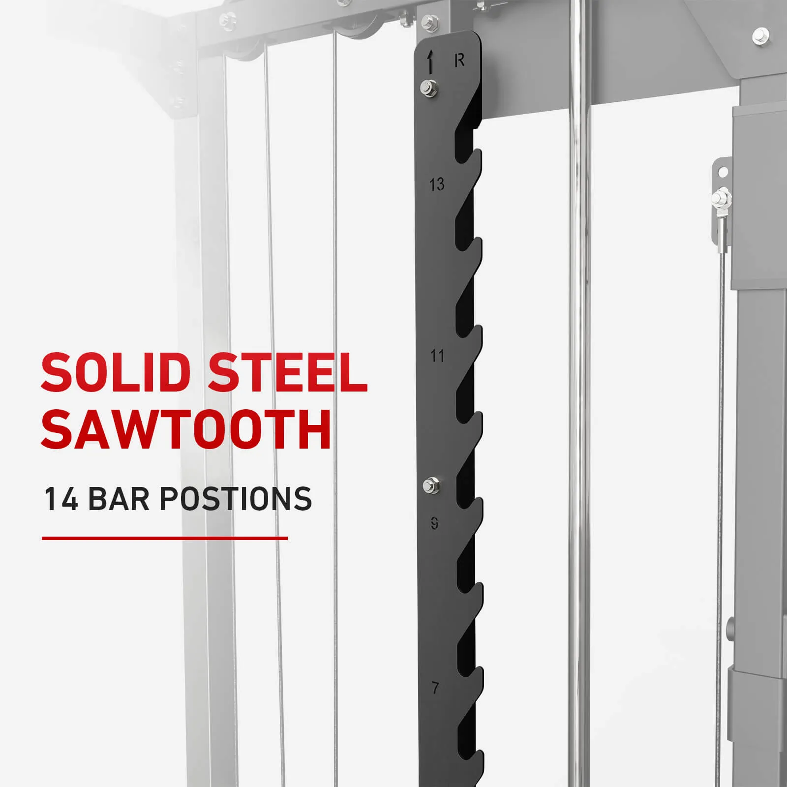 All-In-One Smith Machine with Functional Trainer SM12