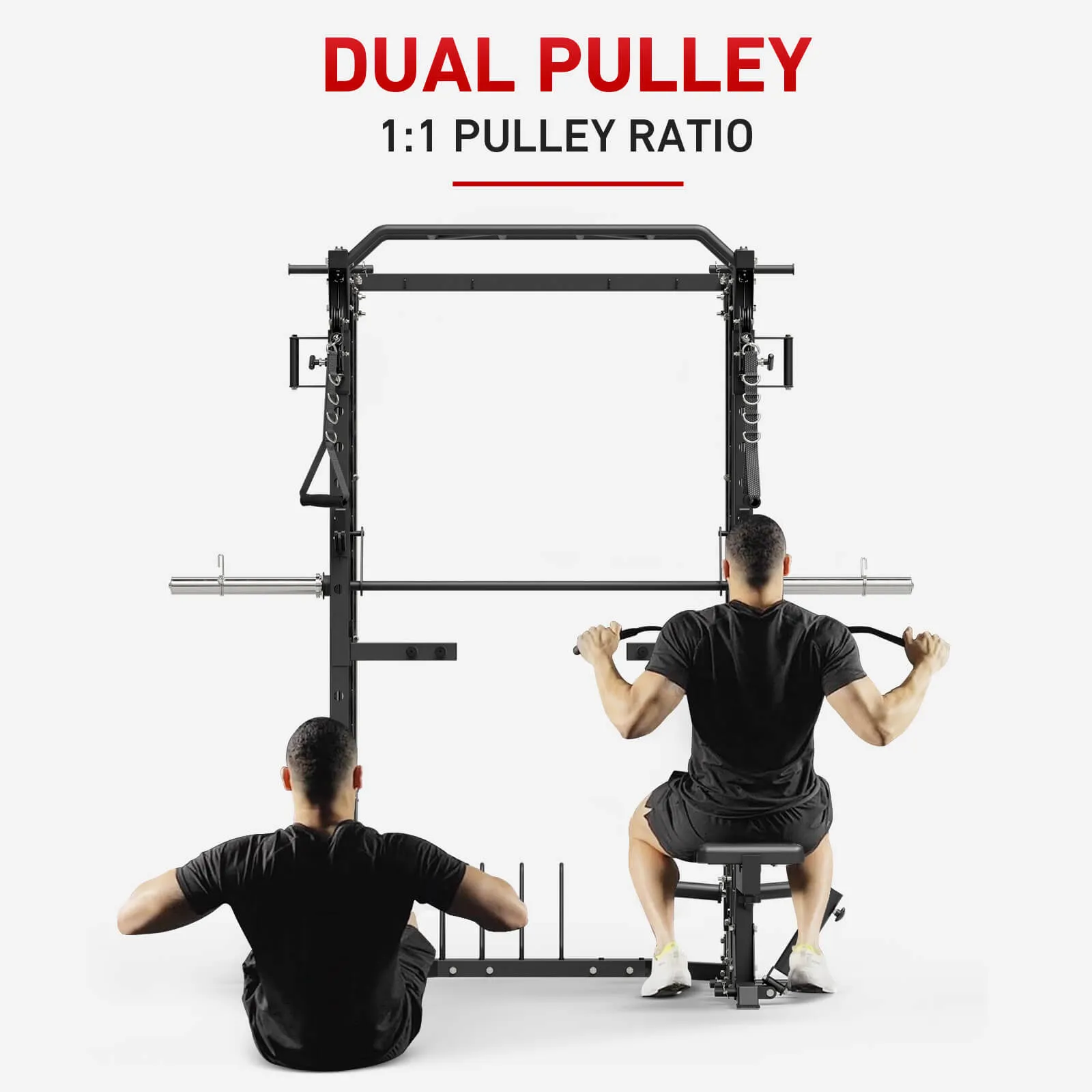 All-In-One Smith Machine with Functional Trainer SM12
