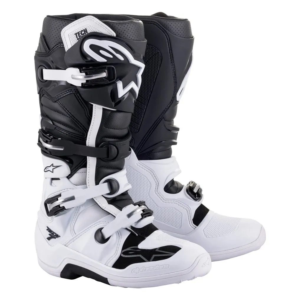 Alpinestars Tech-7 MX Boots White/Black