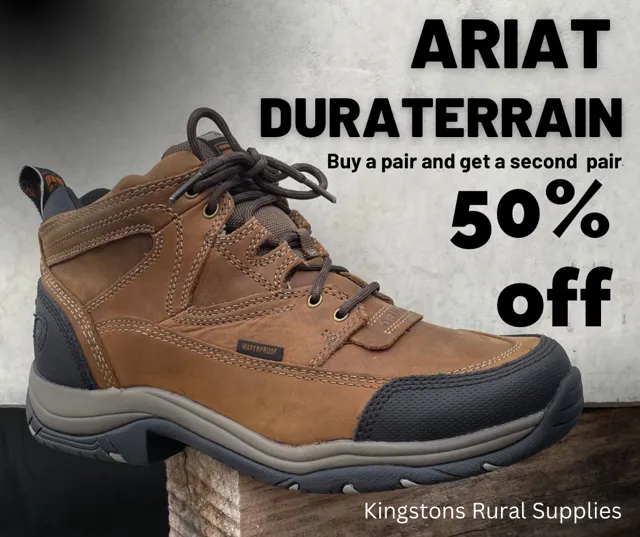 ARIAT DURATERRAIN H20 MENS BOOTS (WORK)