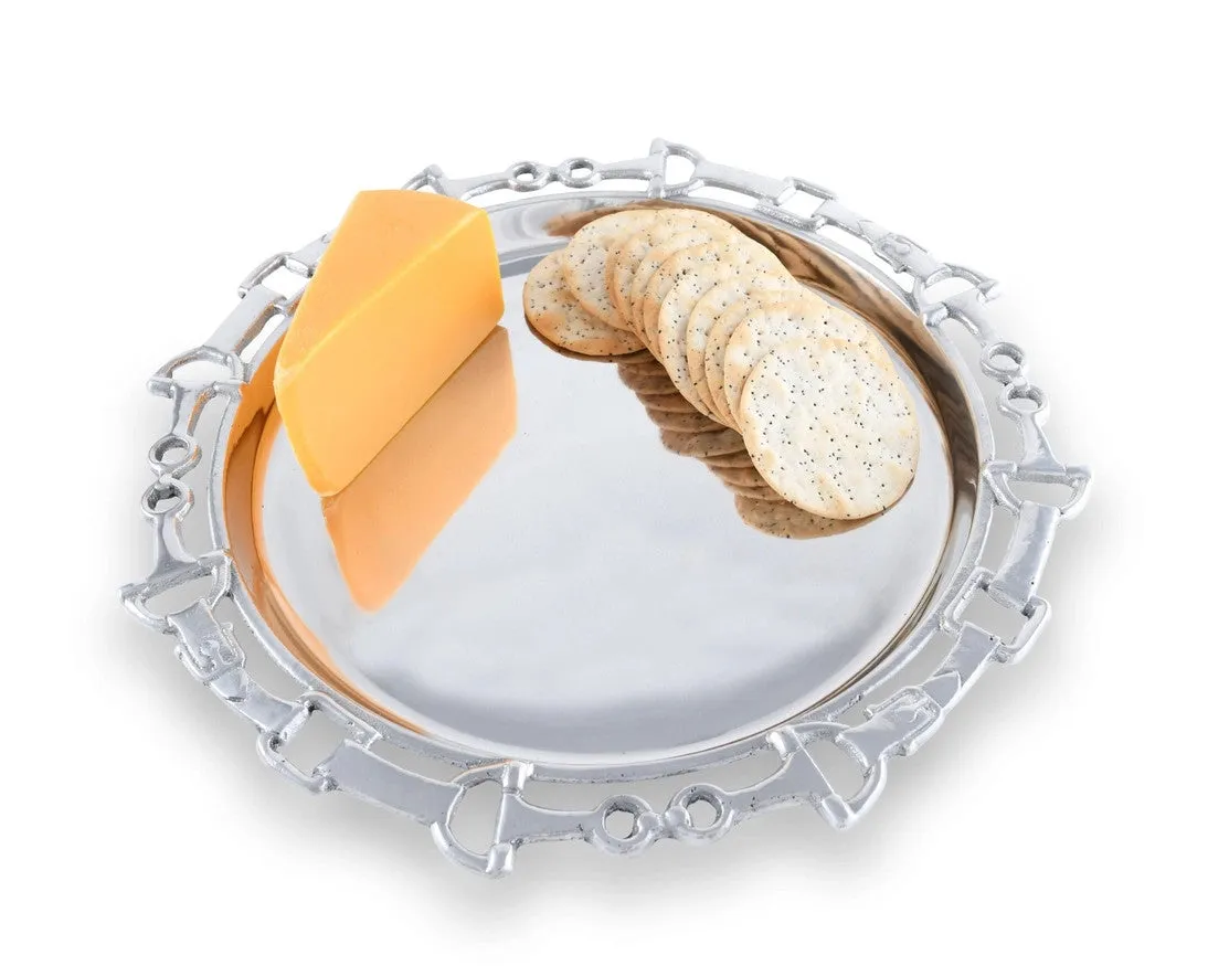Arthur Court Equestrian Round Serving Tray