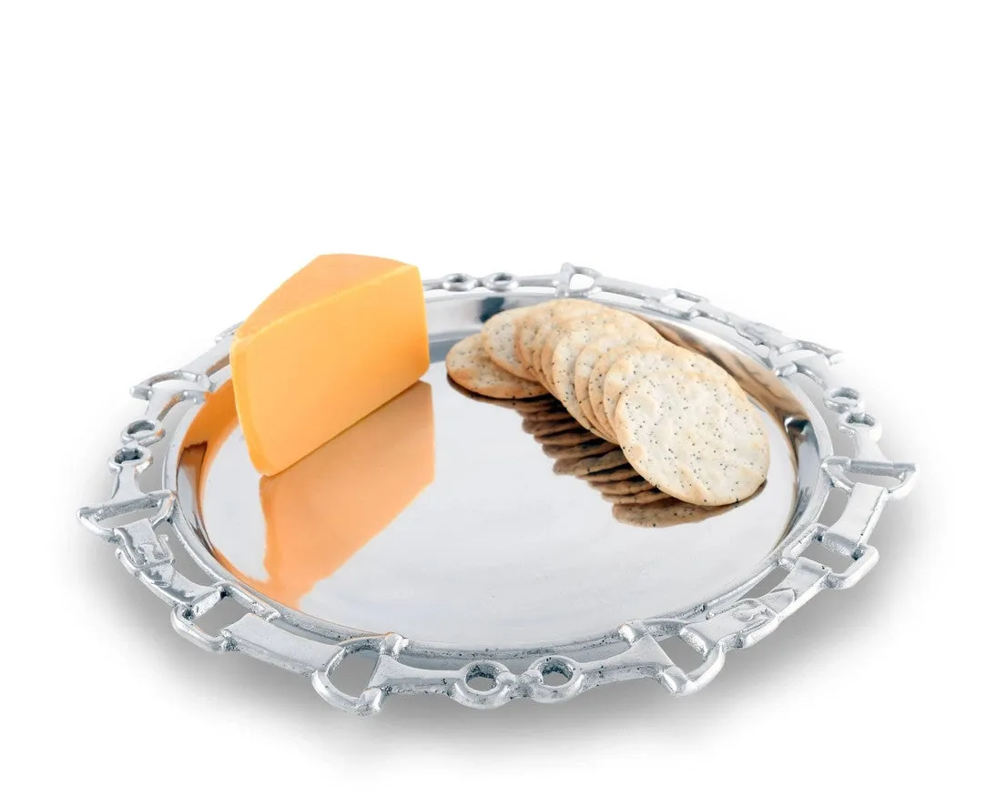 Arthur Court Equestrian Round Serving Tray
