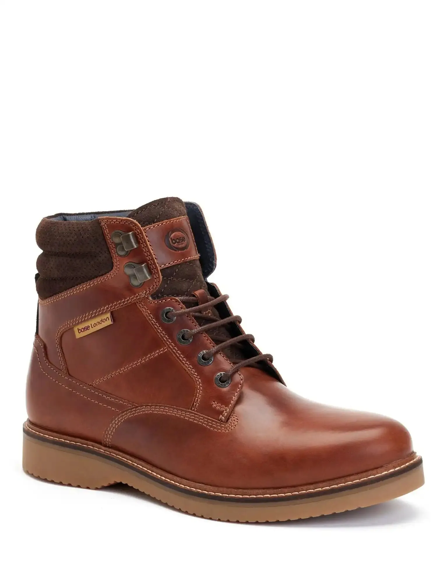 Base London Mens Bradley Boots Waxy Chestnut
