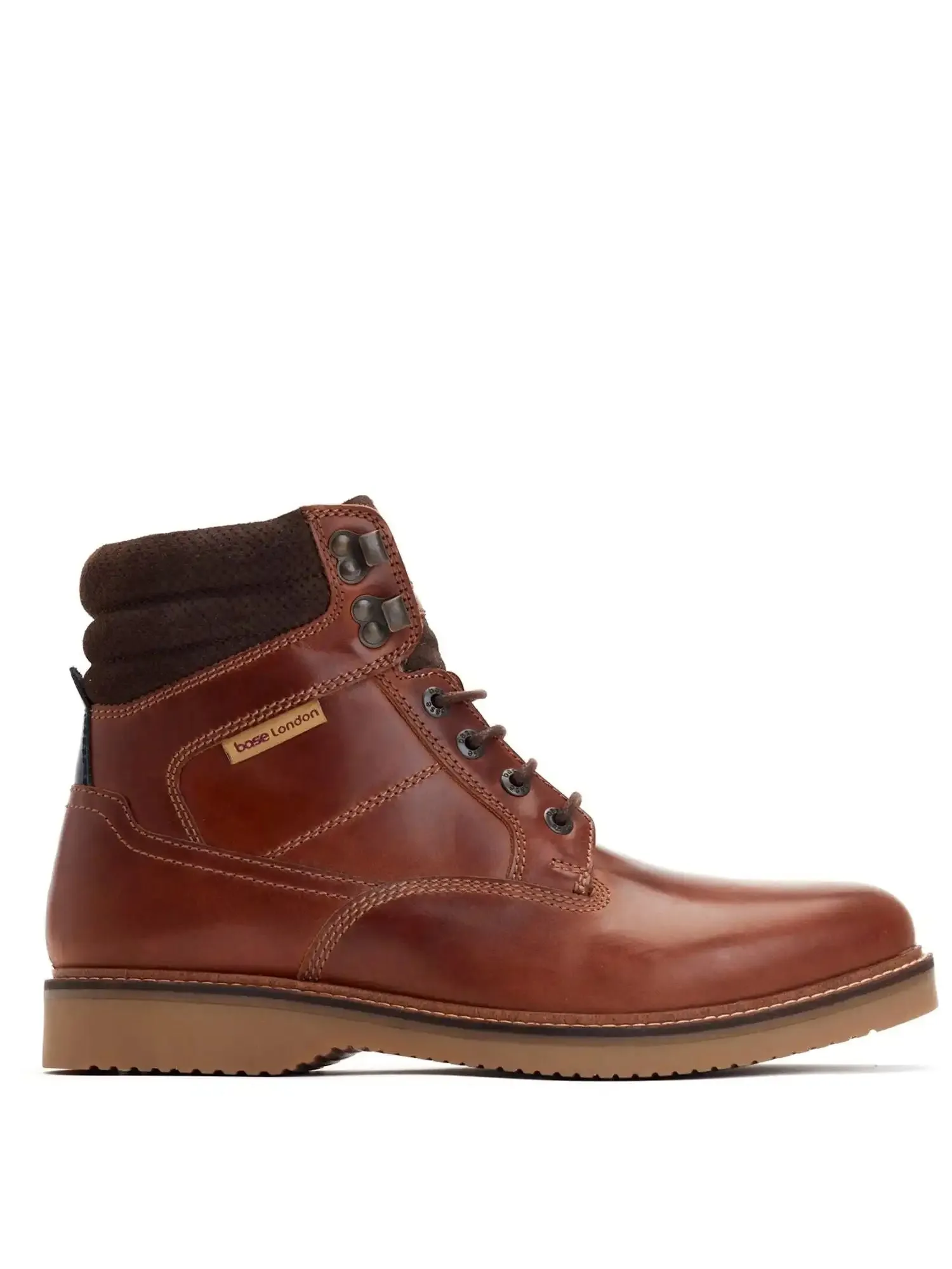 Base London Mens Bradley Boots Waxy Chestnut