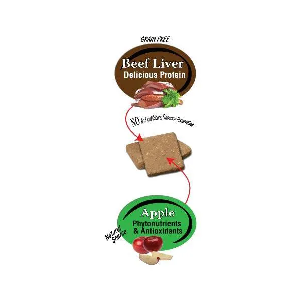 Benny Bully’s Liver Plus Apple Dog Treats (58-g bag)
