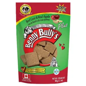 Benny Bully’s Liver Plus Apple Dog Treats (58-g bag)