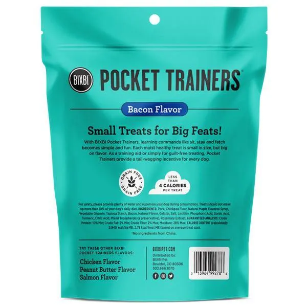 BIXBI Pocket Trainers Bacon Flavor Grain-Free Dog Treats (6-oz bag)