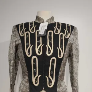 Black and Silver Western Jacket