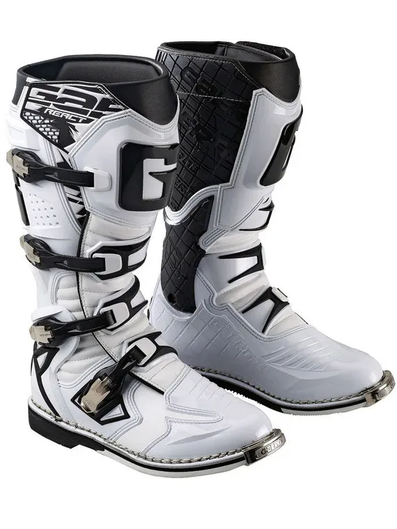 Bota de Moto Mx G-React Goodyear Blanca Gaerne