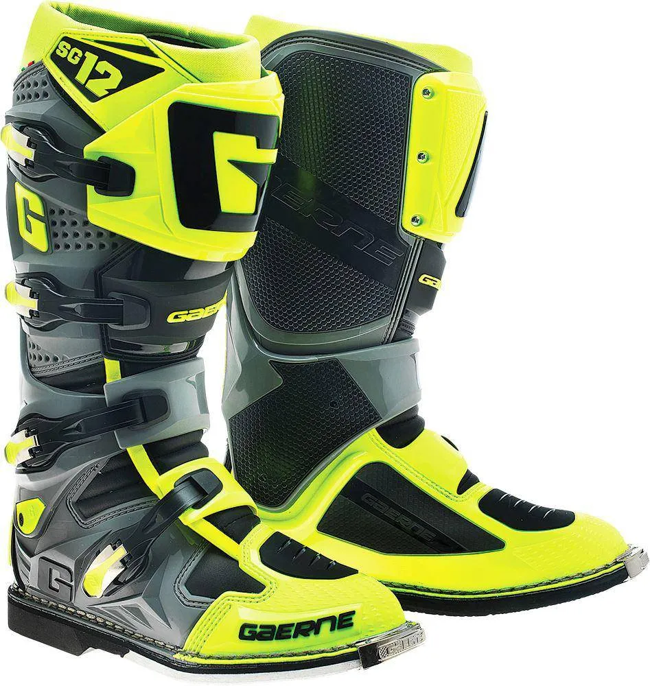 Botas de Moto Sg-12 Amarillo Gaerne