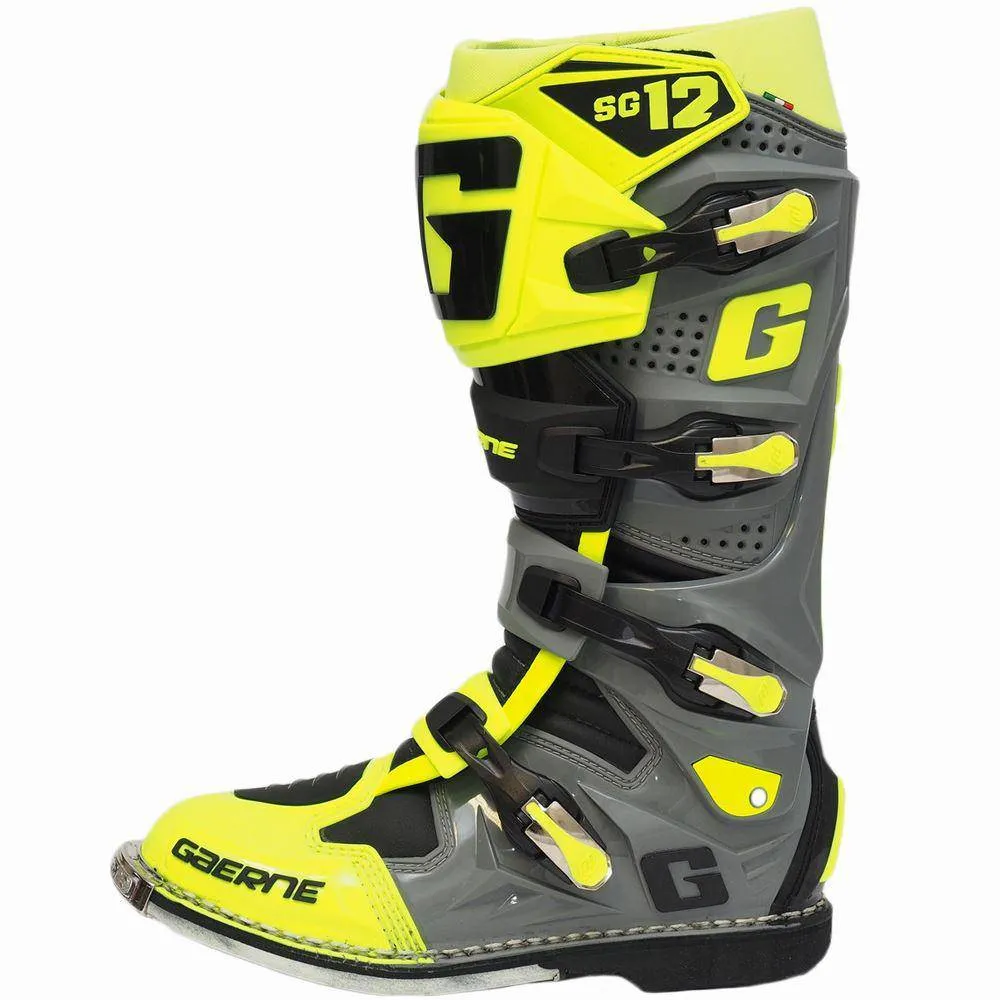 Botas de Moto Sg-12 Amarillo Gaerne