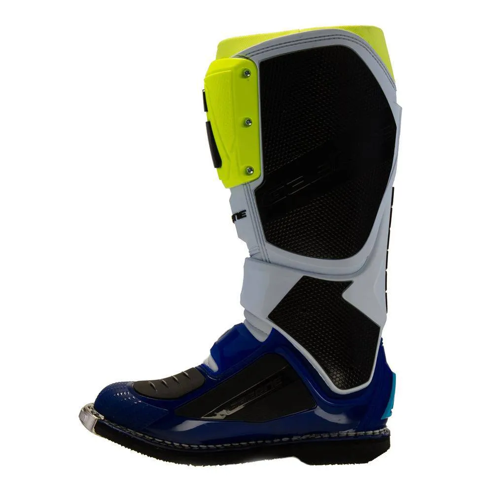 Botas de Moto Sg-12 Azul Blanco Fluor Gaerne