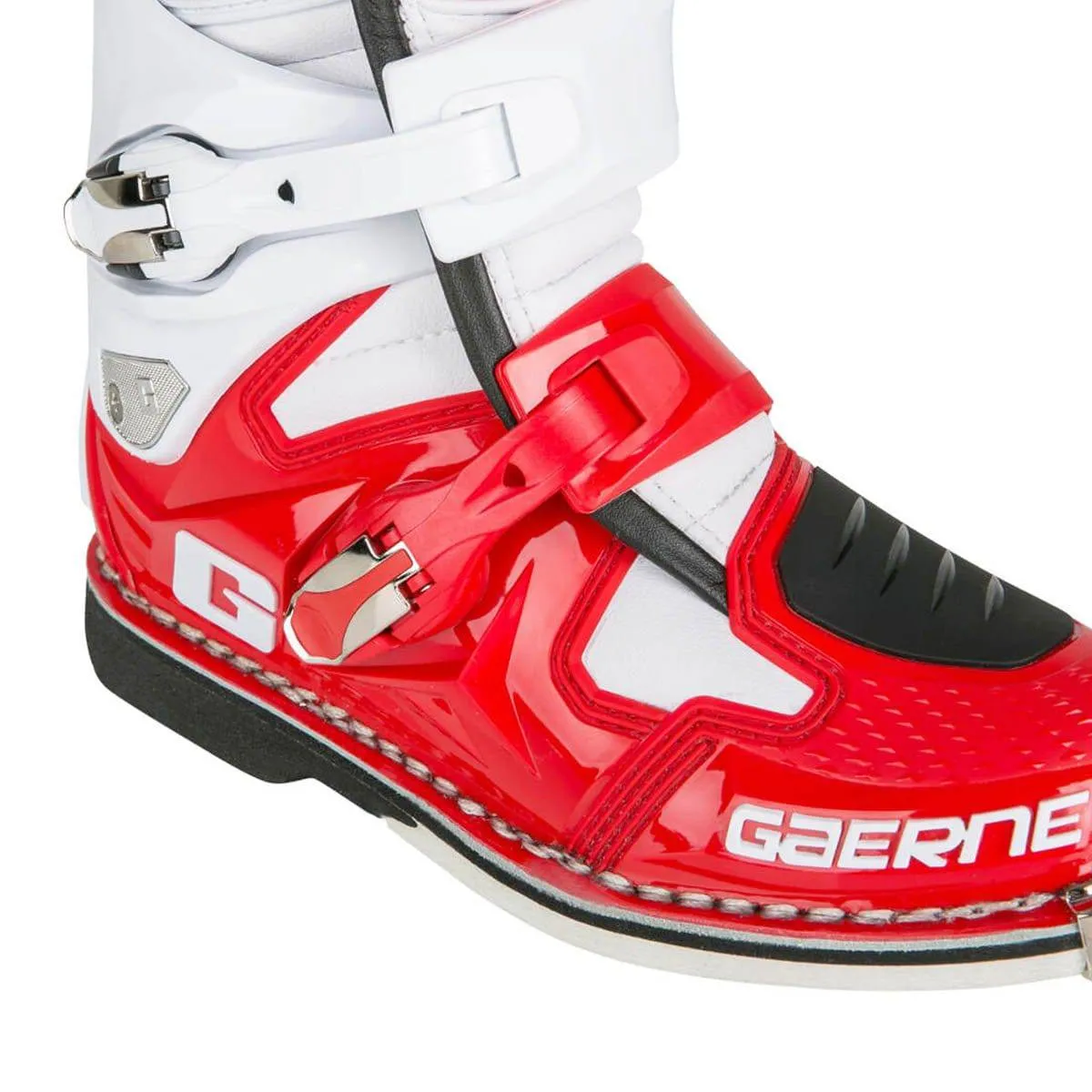 Botas de Moto Sg-12 Blanco Negro Rojo Gaerne