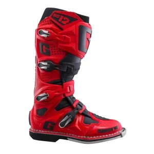 Botas de Moto Sg-12 Gaerne Rojo/Negro