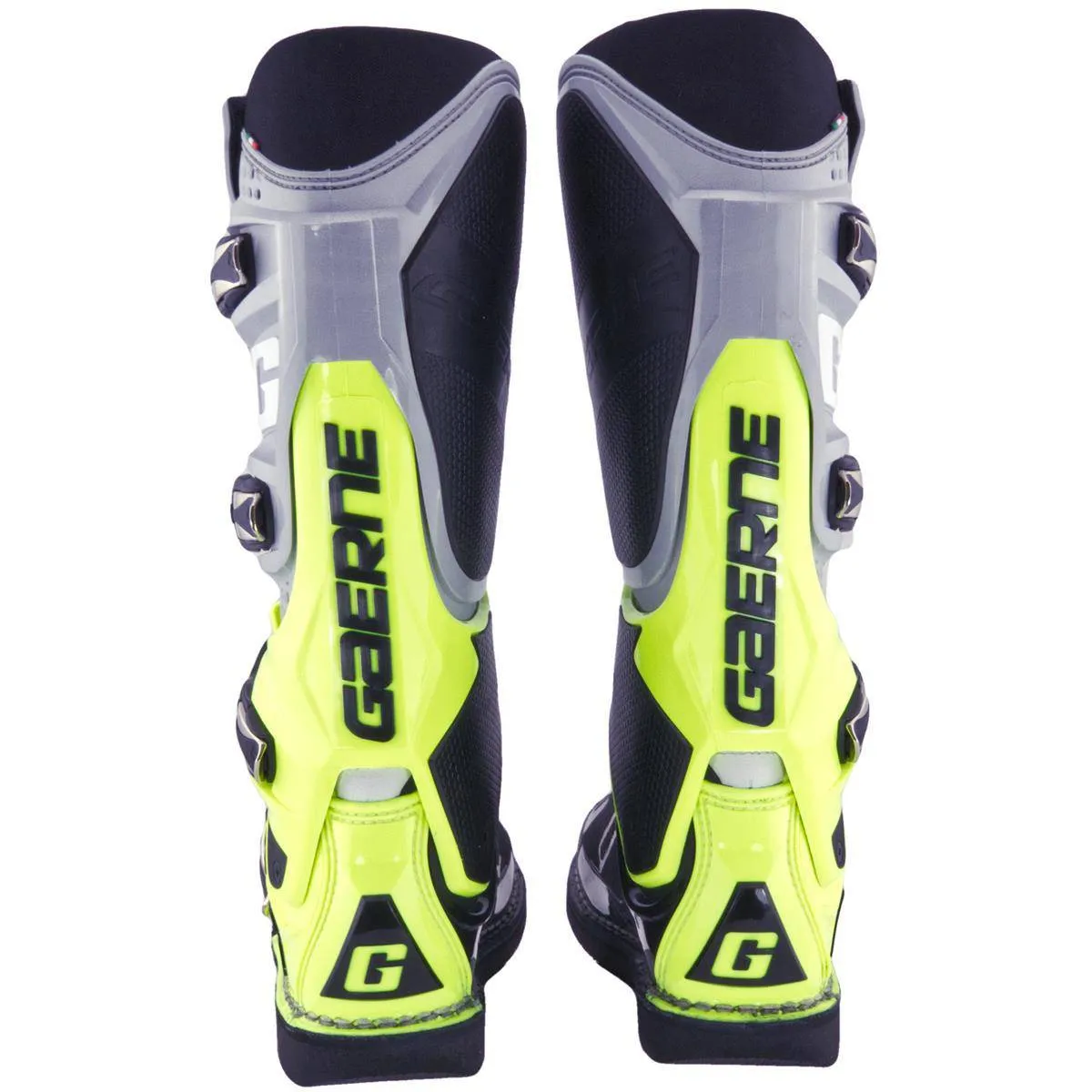 Botas de Moto Sg-12 Gris Amarillo Negro Gaerne