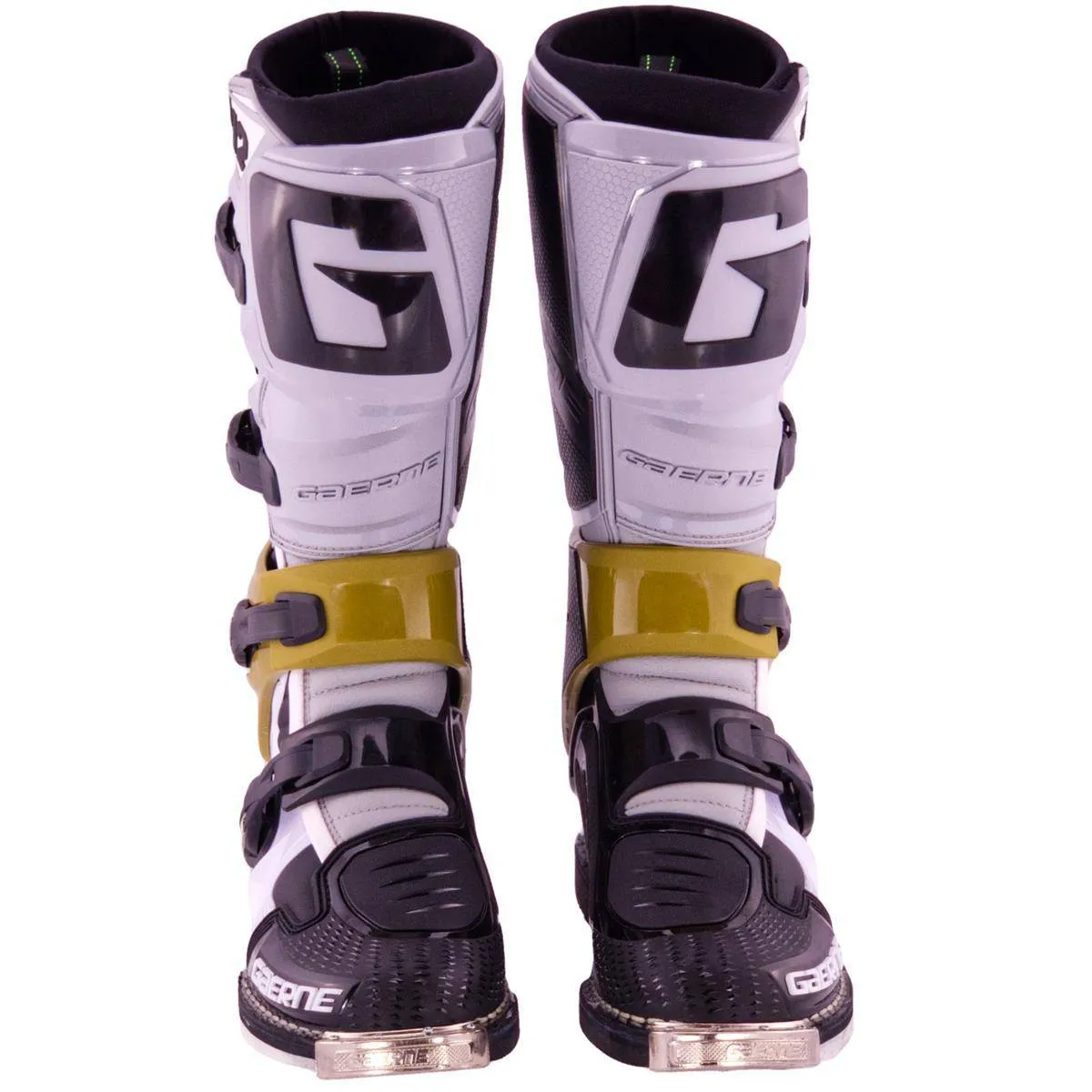 Botas de Moto Sg-12 Gris Magnesio Blanco Gaerne