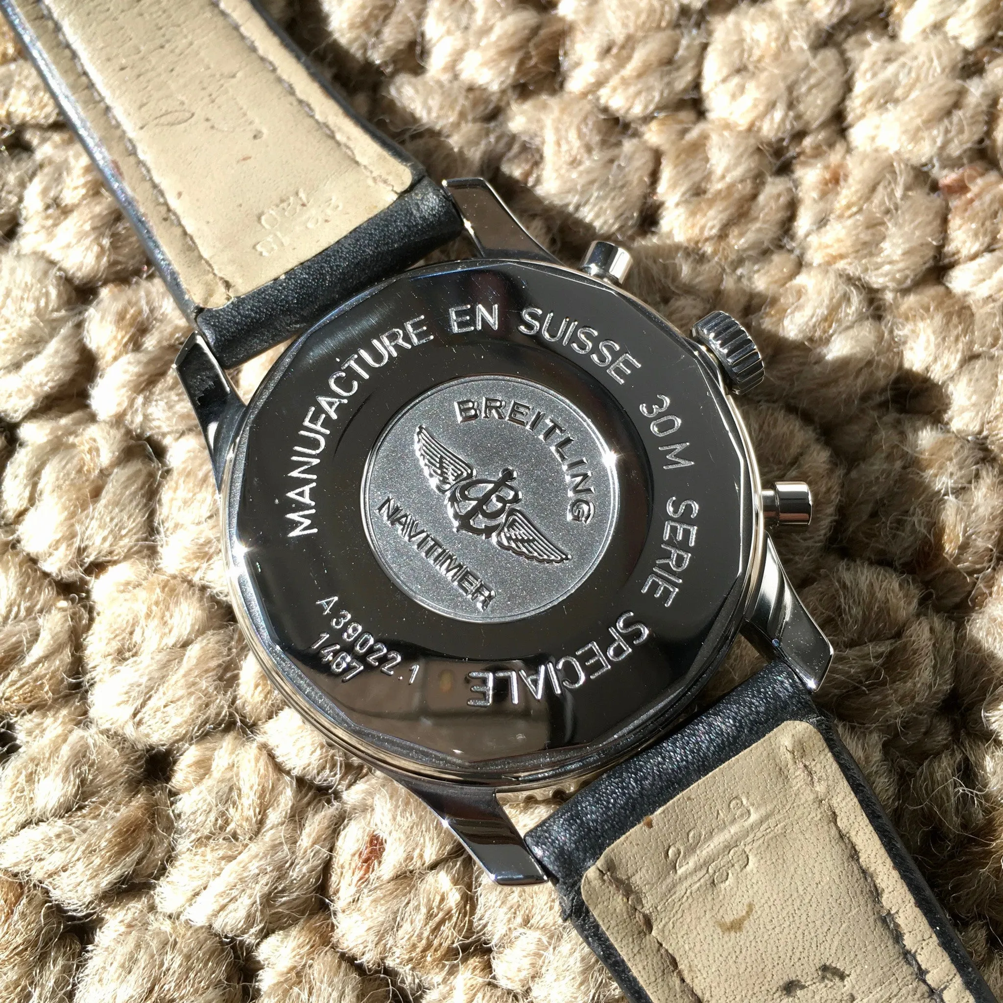 Breitling Navitimer TwinSixty 2 A39022.1 Stainless Steel Silver Dial Automatic Wristwatch