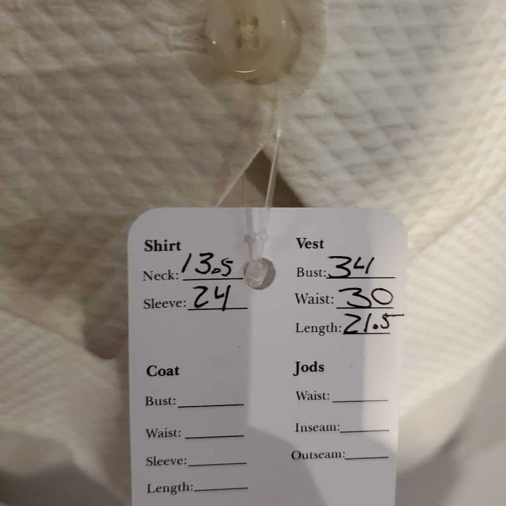 Carl Meyers White Formal Set
