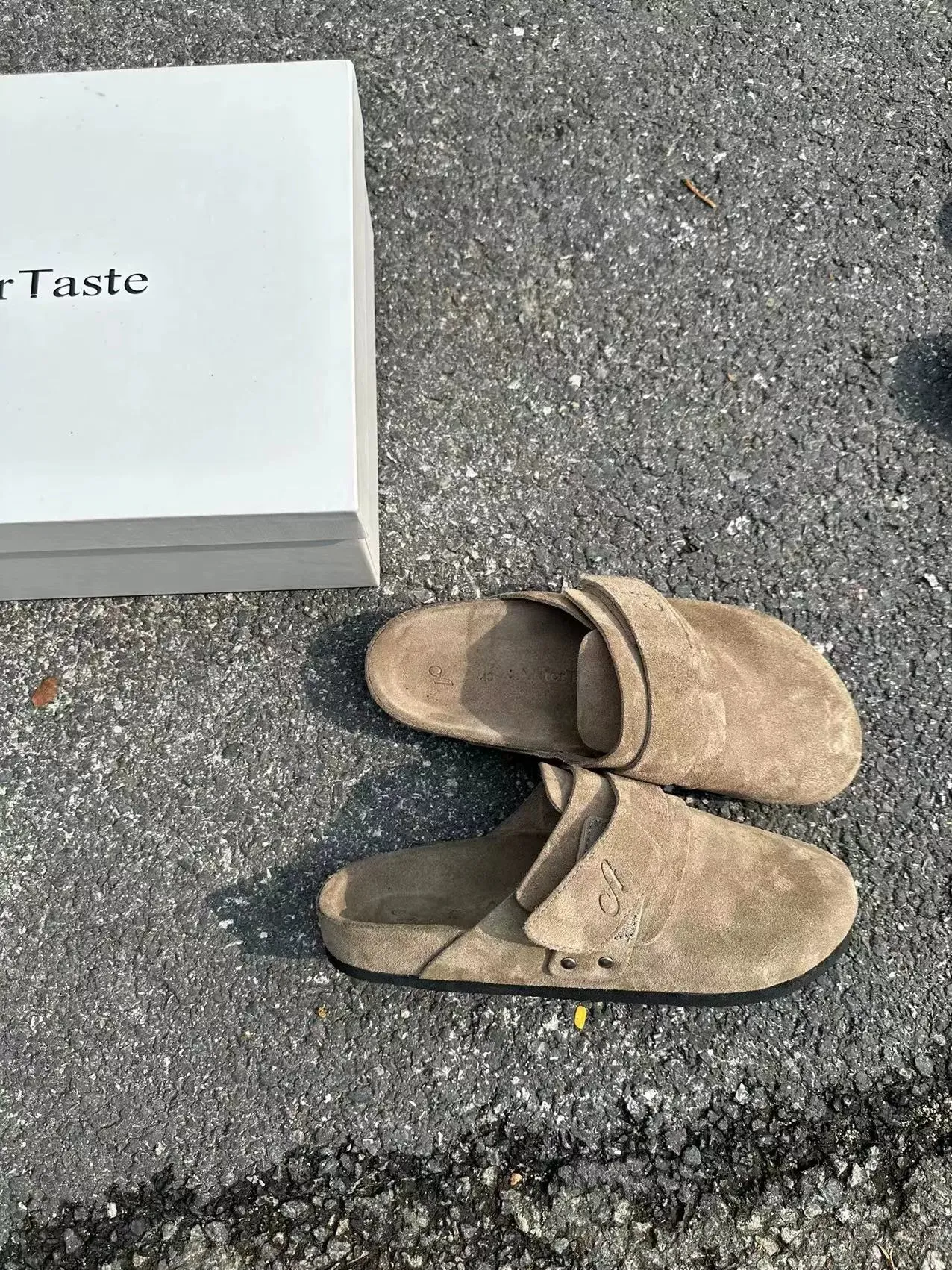 Closed Toe Suede Clogs
