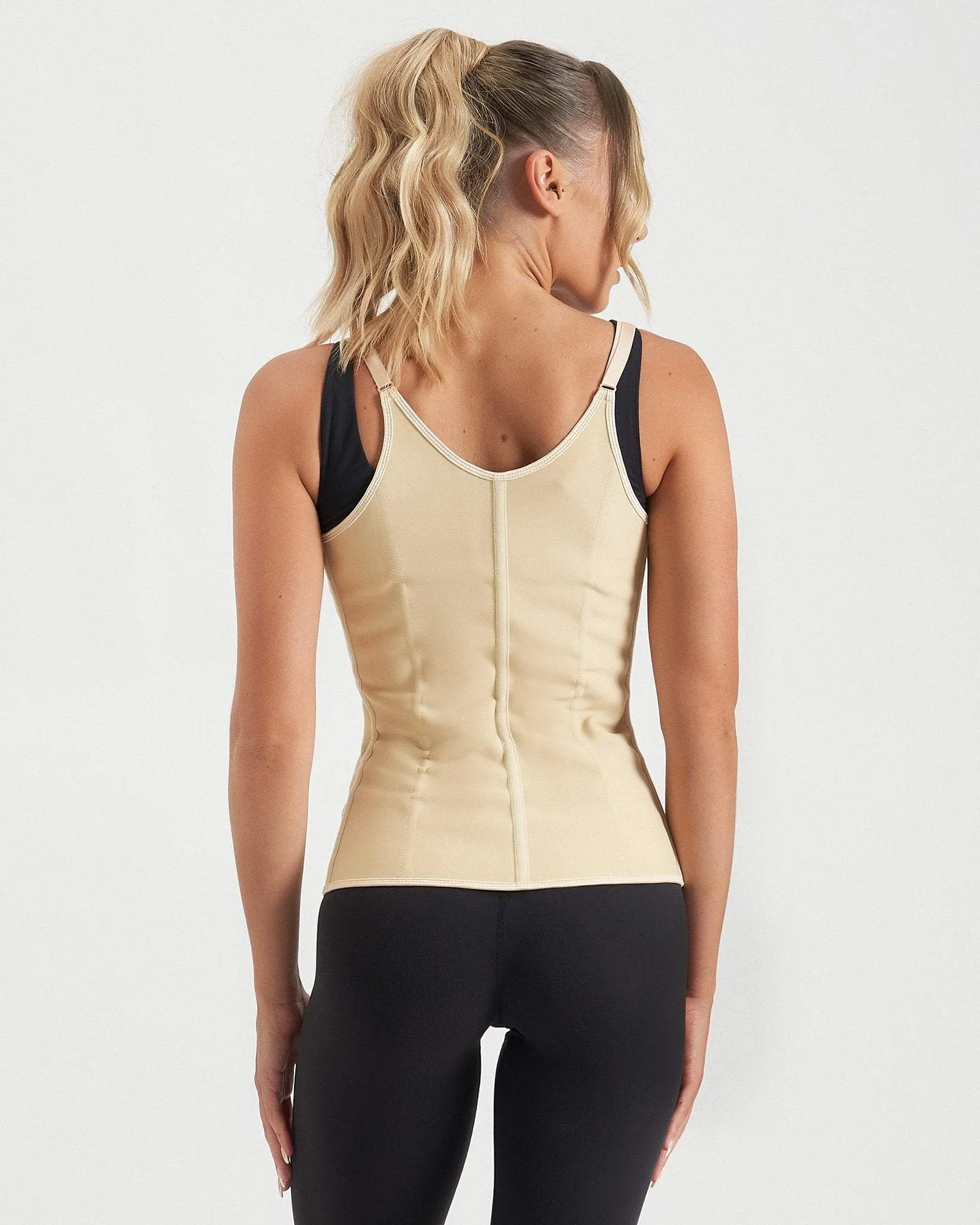 Core Trainer Deluxe Vest With Adjustable Straps - Nude