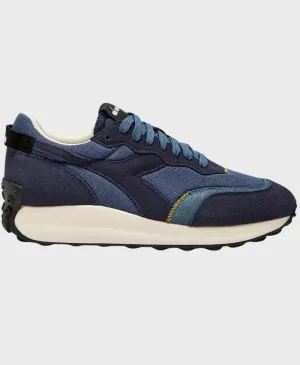 Diadora Race Suede SW Trainers Dark Blue/Faded Denim