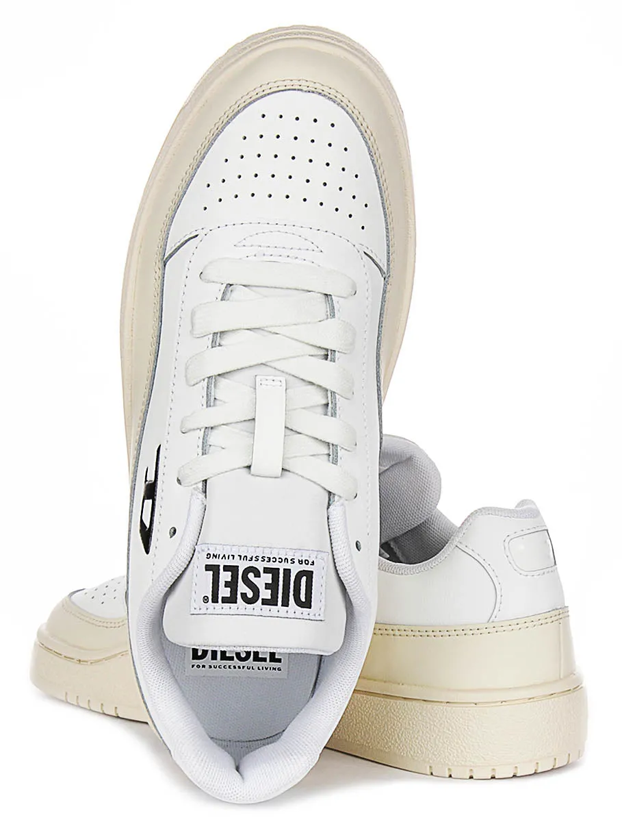 Diesel Tracker Low In White Black For Men