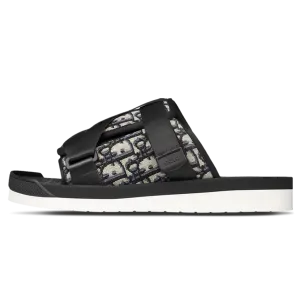 Dior Alpha Sandal 'Dior Oblique - Beige Black'