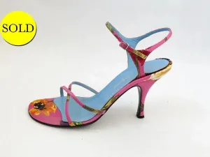 Dolce & Gabbana Floral Sandal Size 38 It (8 Us)
