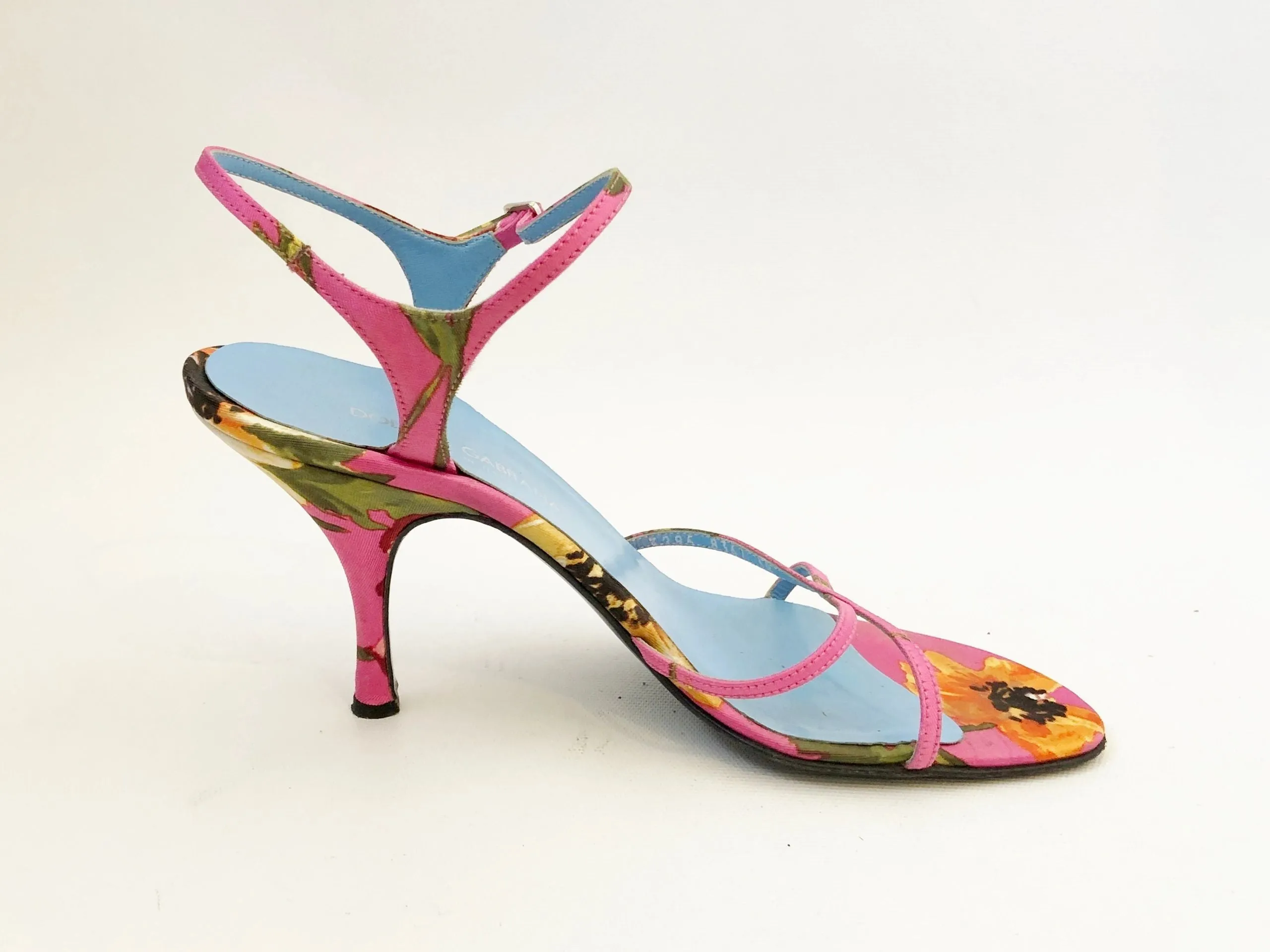 Dolce & Gabbana Floral Sandal Size 38 It (8 Us)