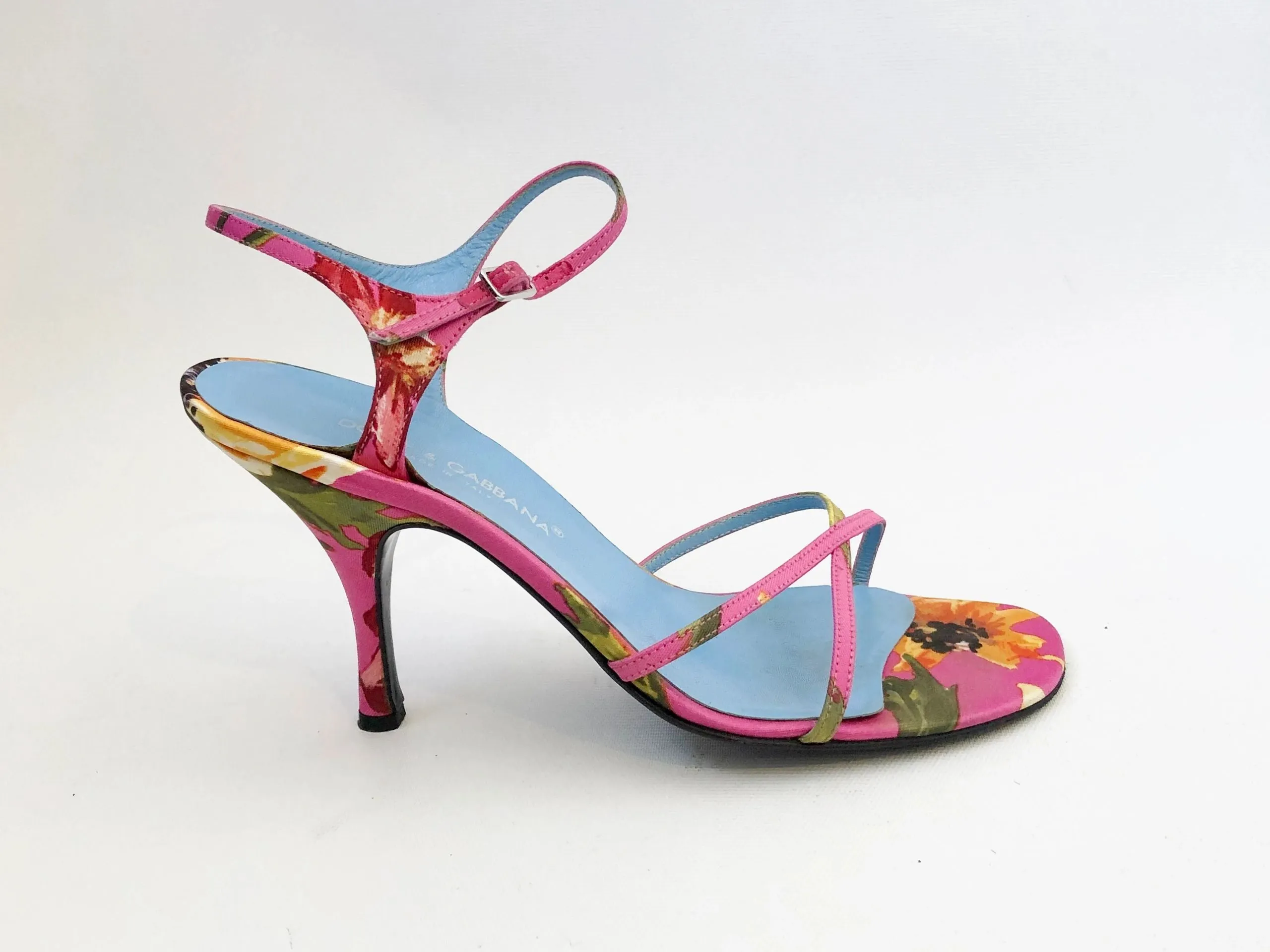 Dolce & Gabbana Floral Sandal Size 38 It (8 Us)