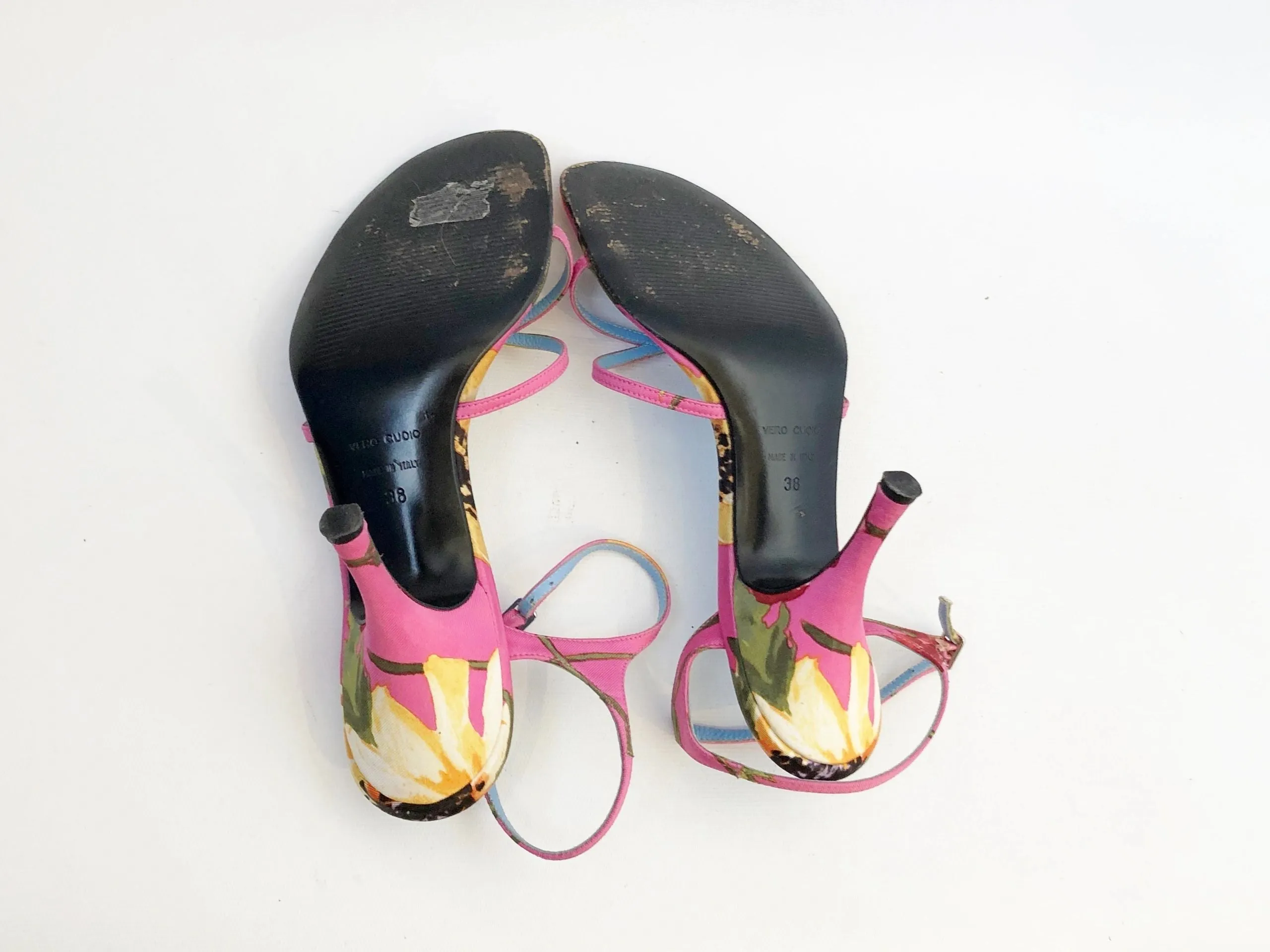 Dolce & Gabbana Floral Sandal Size 38 It (8 Us)