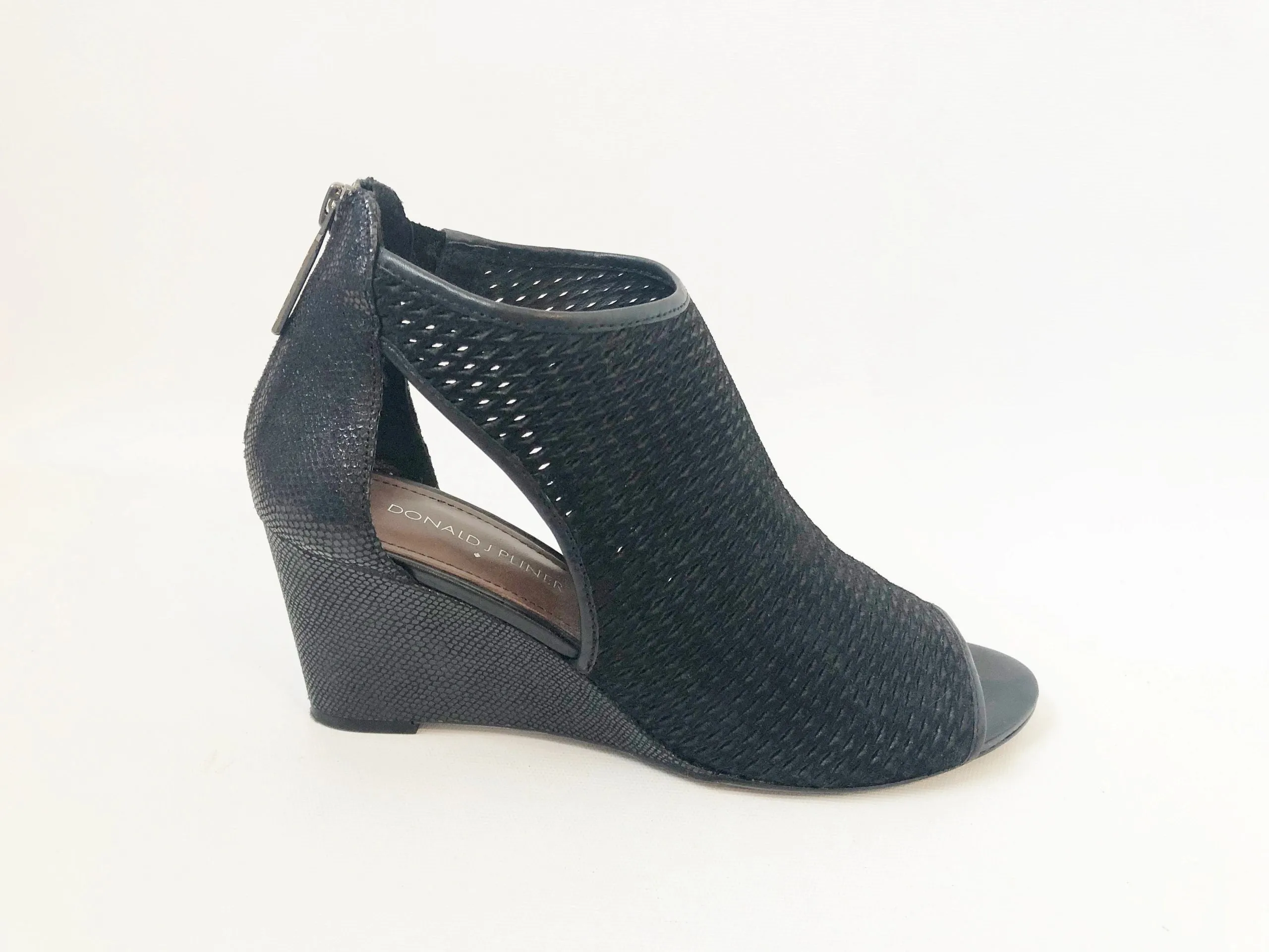 Donald Pliner Perforated Wedge Sandal Size 8.5