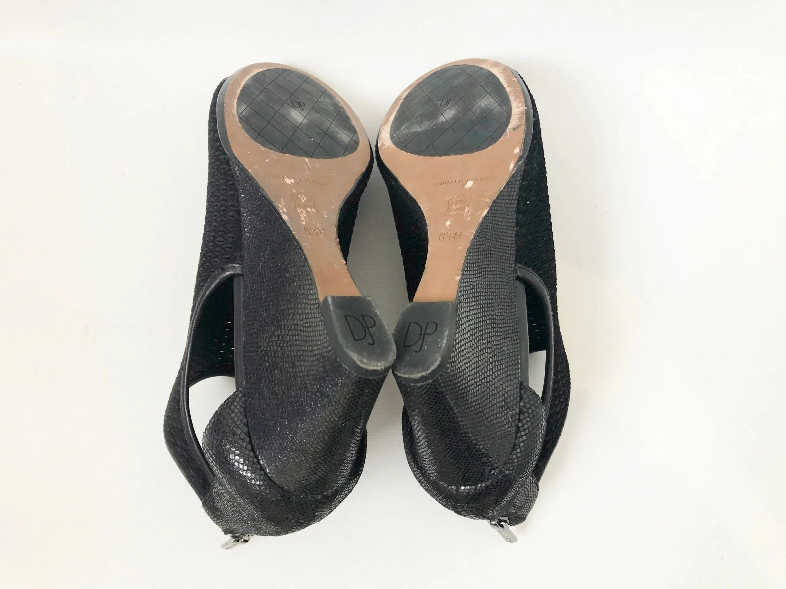 Donald Pliner Perforated Wedge Sandal Size 8.5