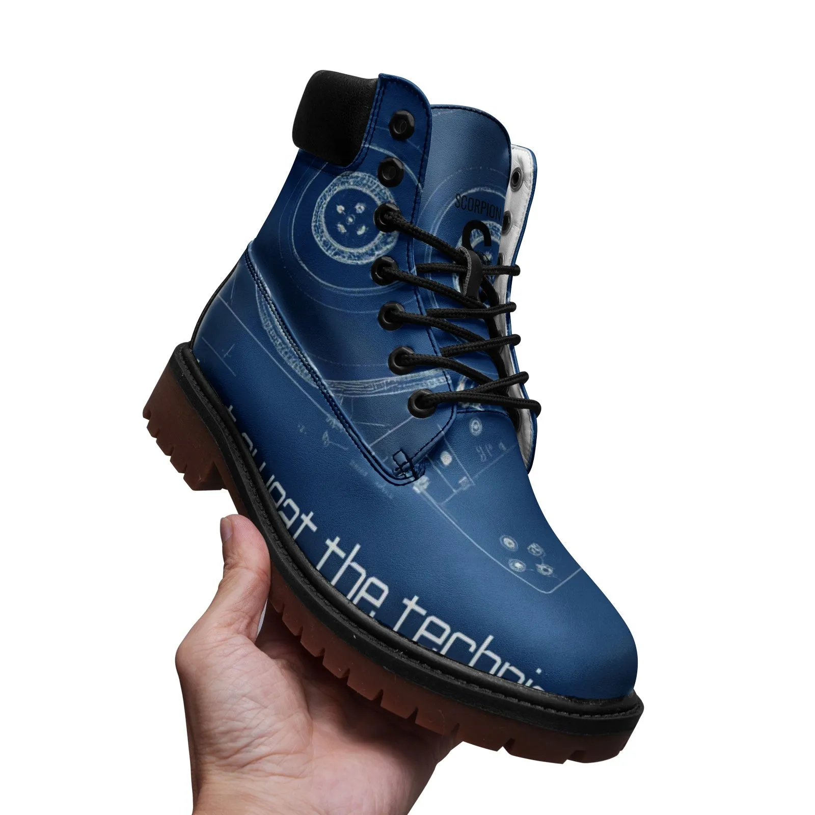 DUO MODERN Scorpion Athletics "Don't Sweat The Technique" Premium Lightweight Microfiber Leather Chukka Boots