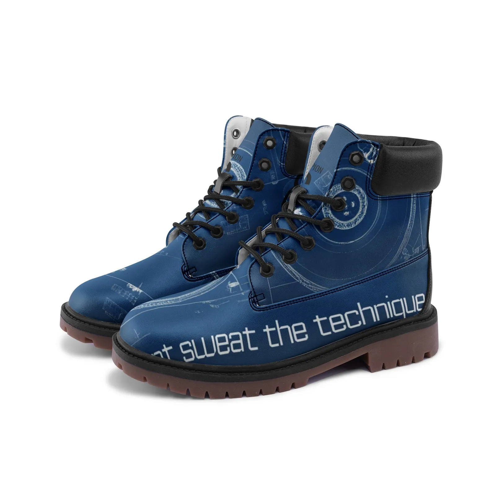 DUO MODERN Scorpion Athletics "Don't Sweat The Technique" Premium Lightweight Microfiber Leather Chukka Boots