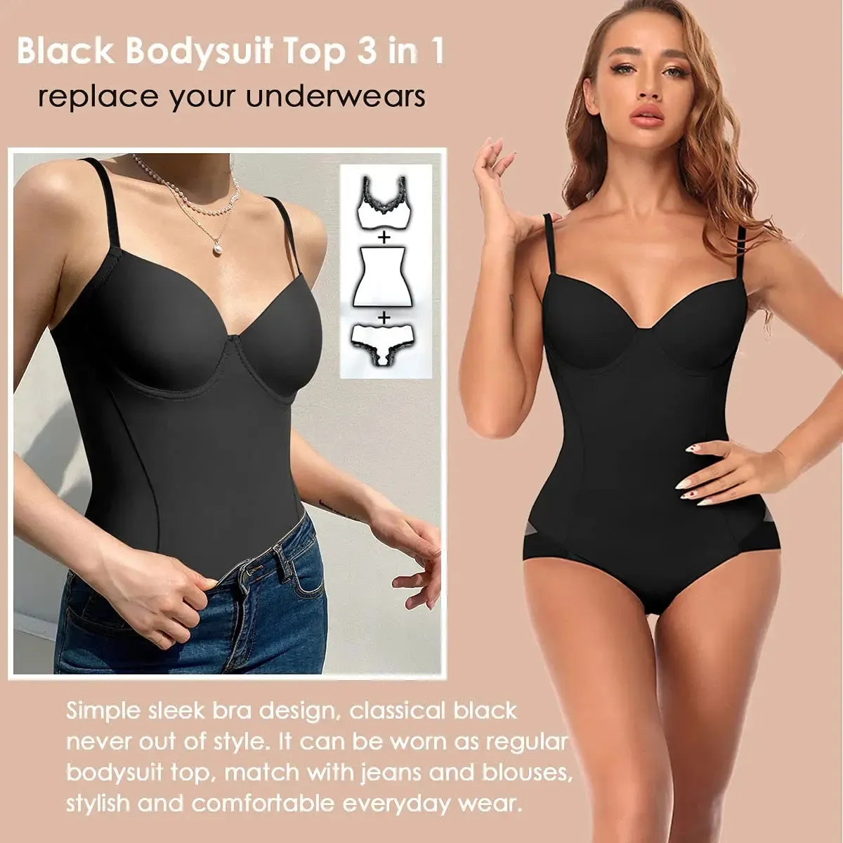 Elevate Your Figure with Butt Lifter Waist Trainer Corset Bodysuit - Reductive Girdles for Women