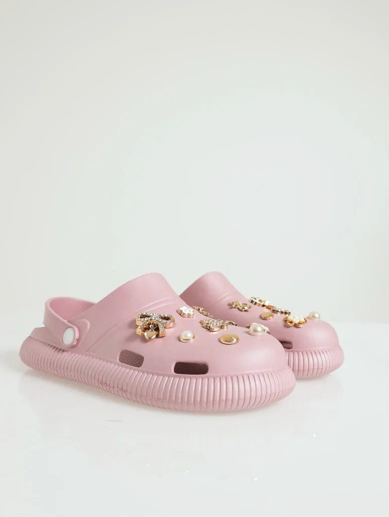 Embellished Bumper - Dusty Pink